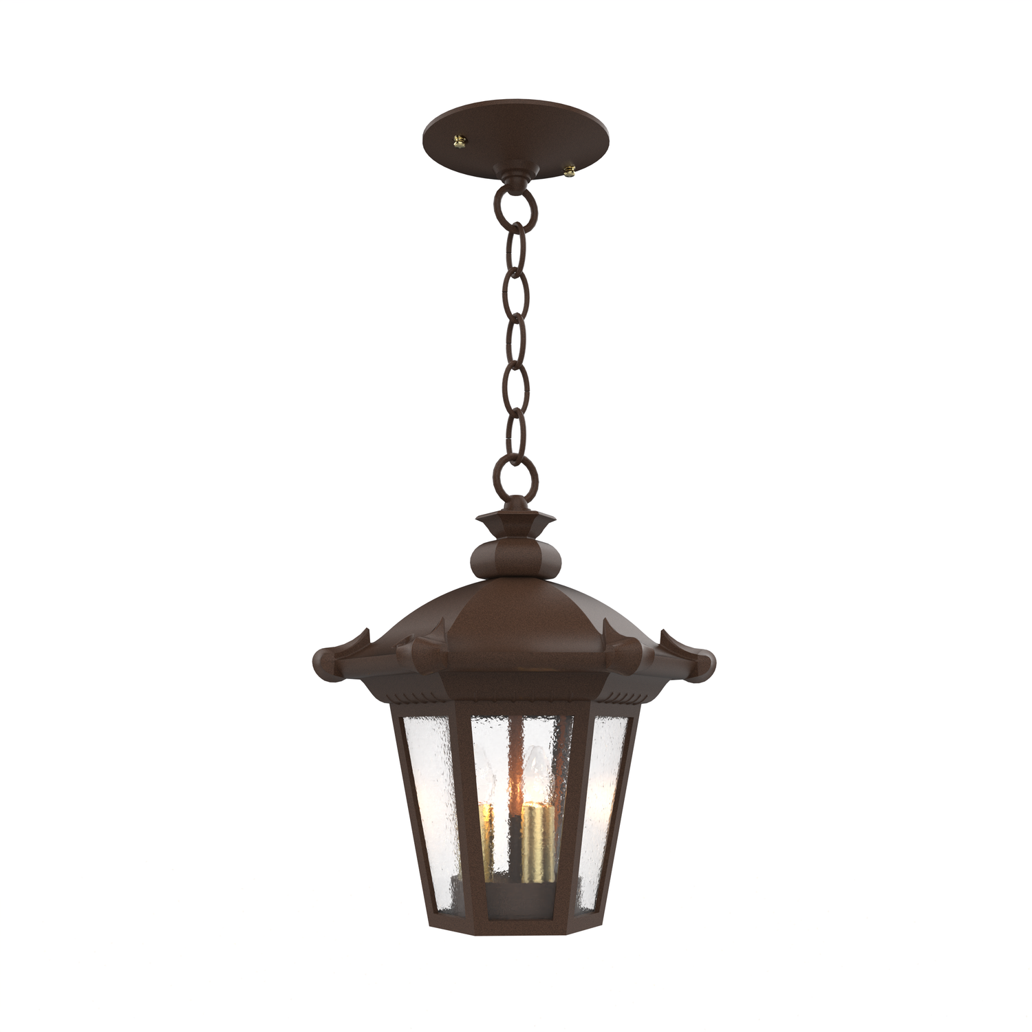 Montpellier - Ceiling mounting with chain open bottom small format - 13350