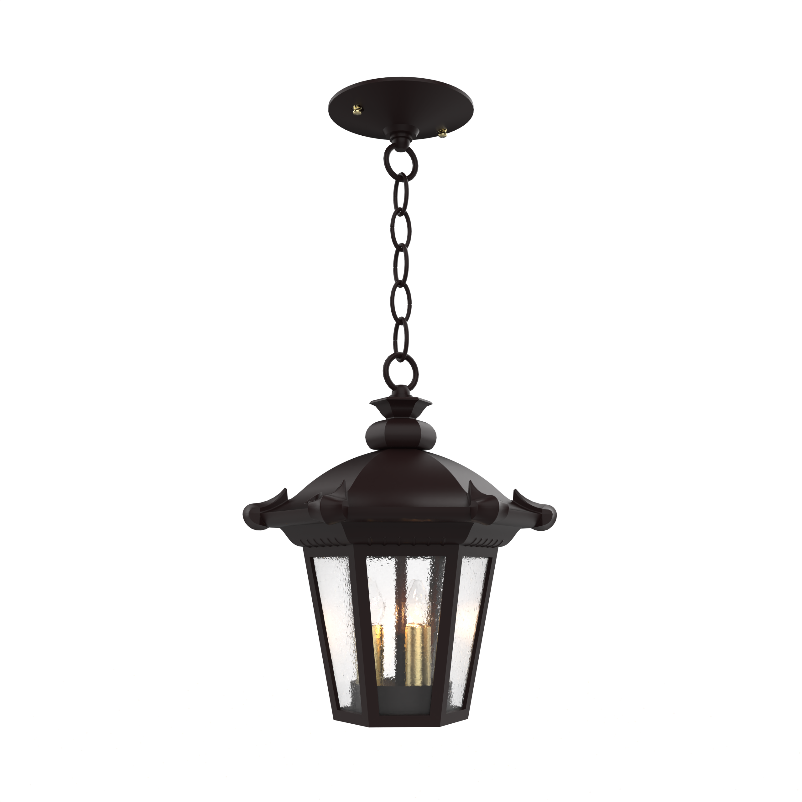 Montpellier - Ceiling mounting with chain open bottom small format - 13350