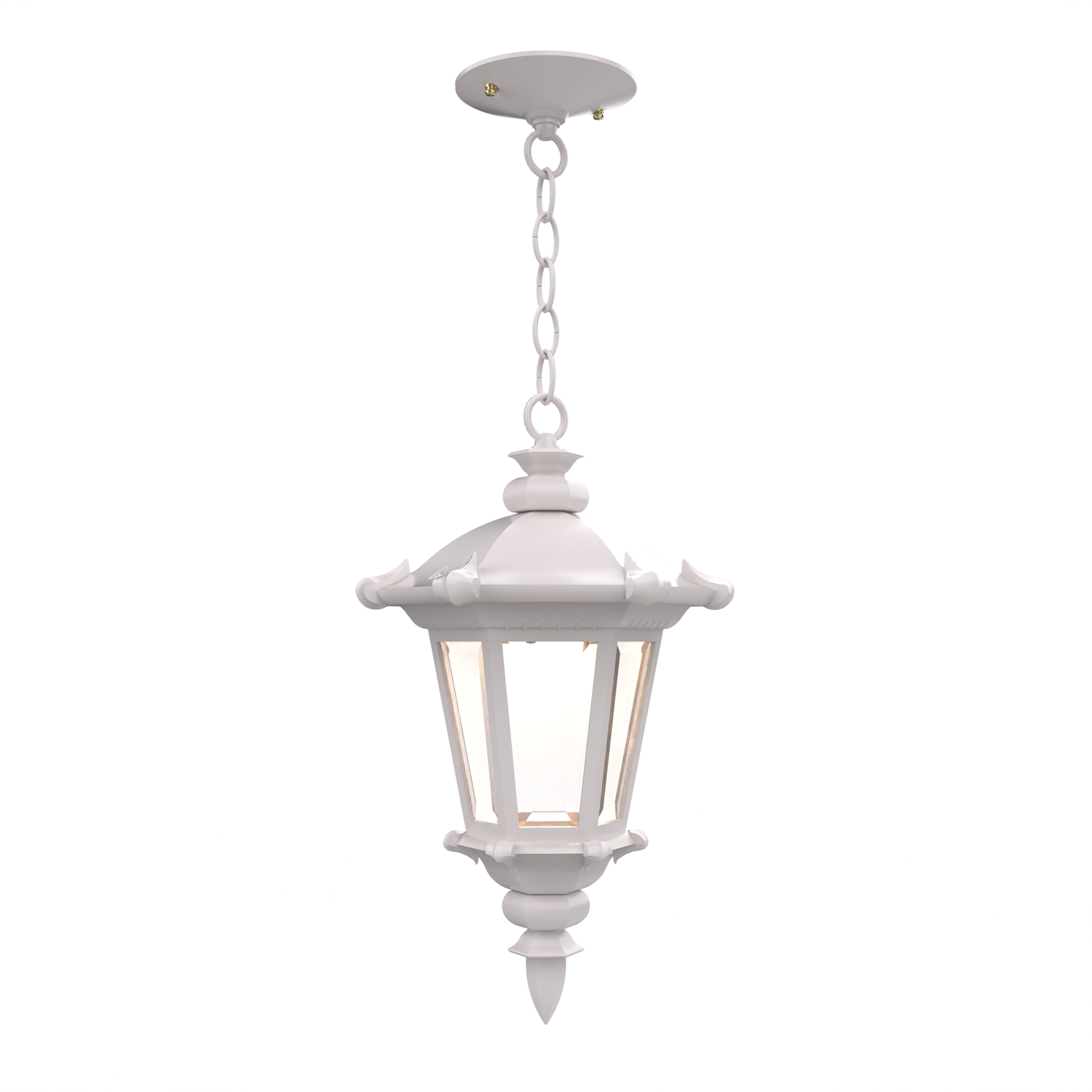 Montpellier - Ceiling mounting with chain closed bottom small format - 13355