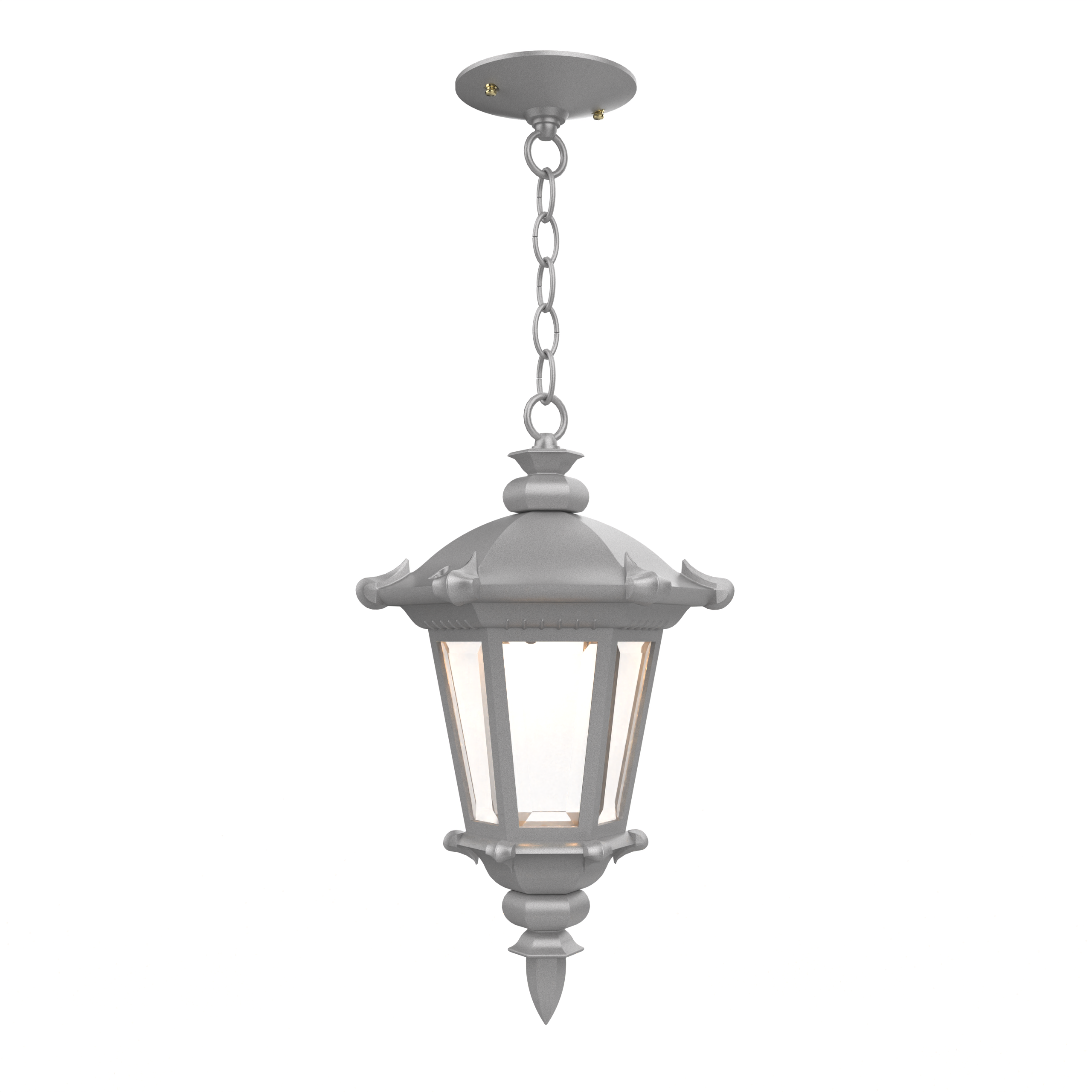 Montpellier - Ceiling mounting with chain closed bottom small format - 13355