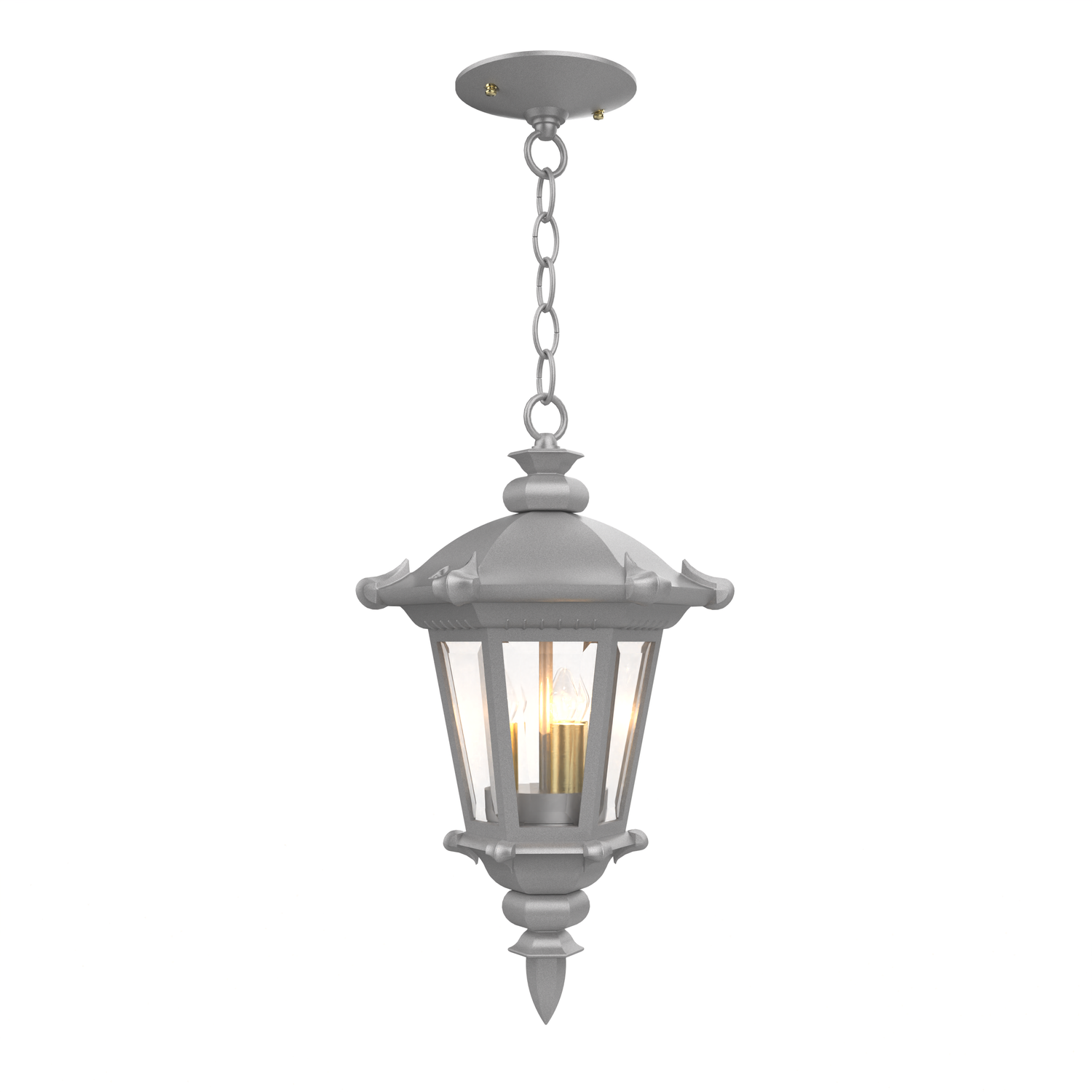 Montpellier - Ceiling mounting with chain closed bottom small format - 13355