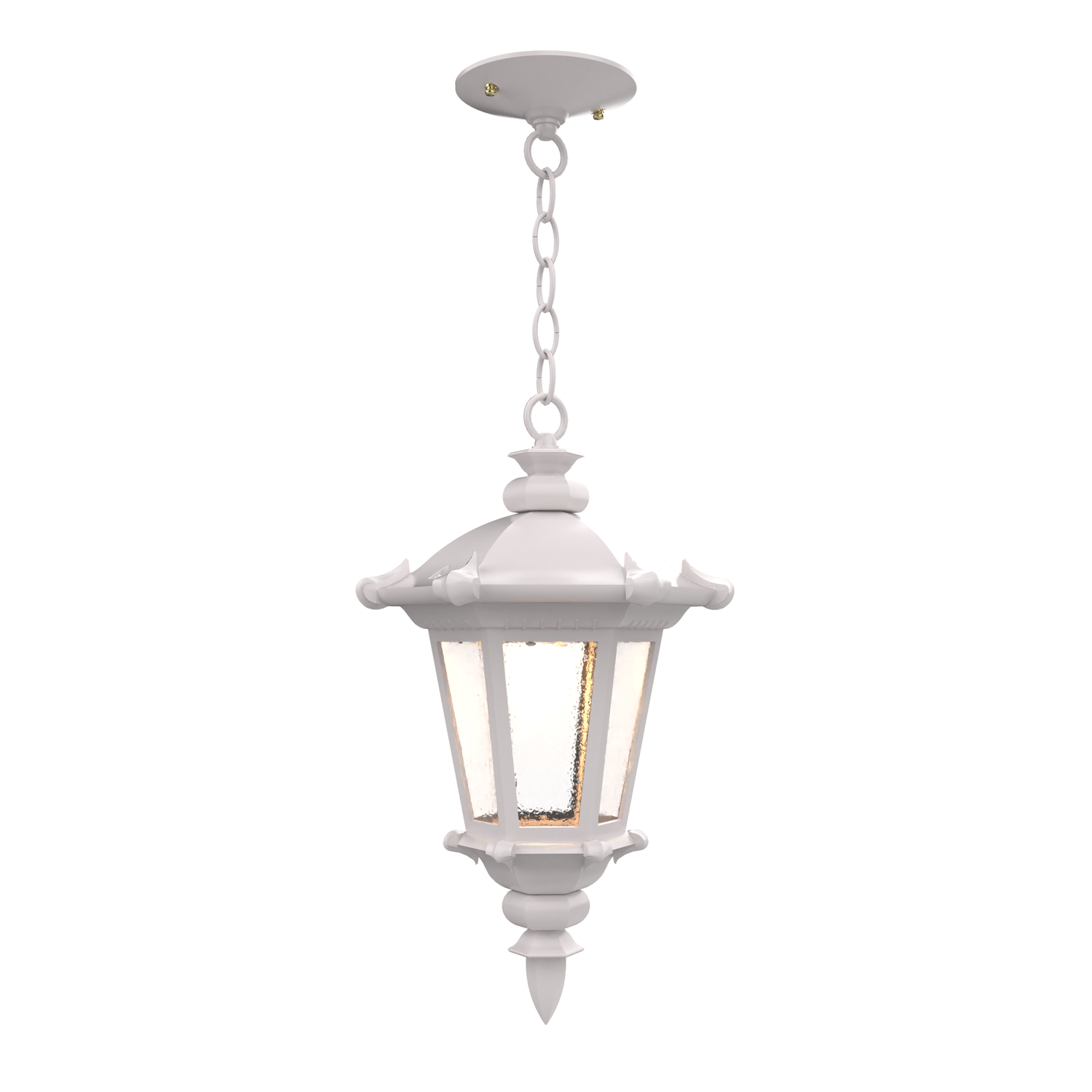 Montpellier - Ceiling mounting with chain closed bottom small format - 13355