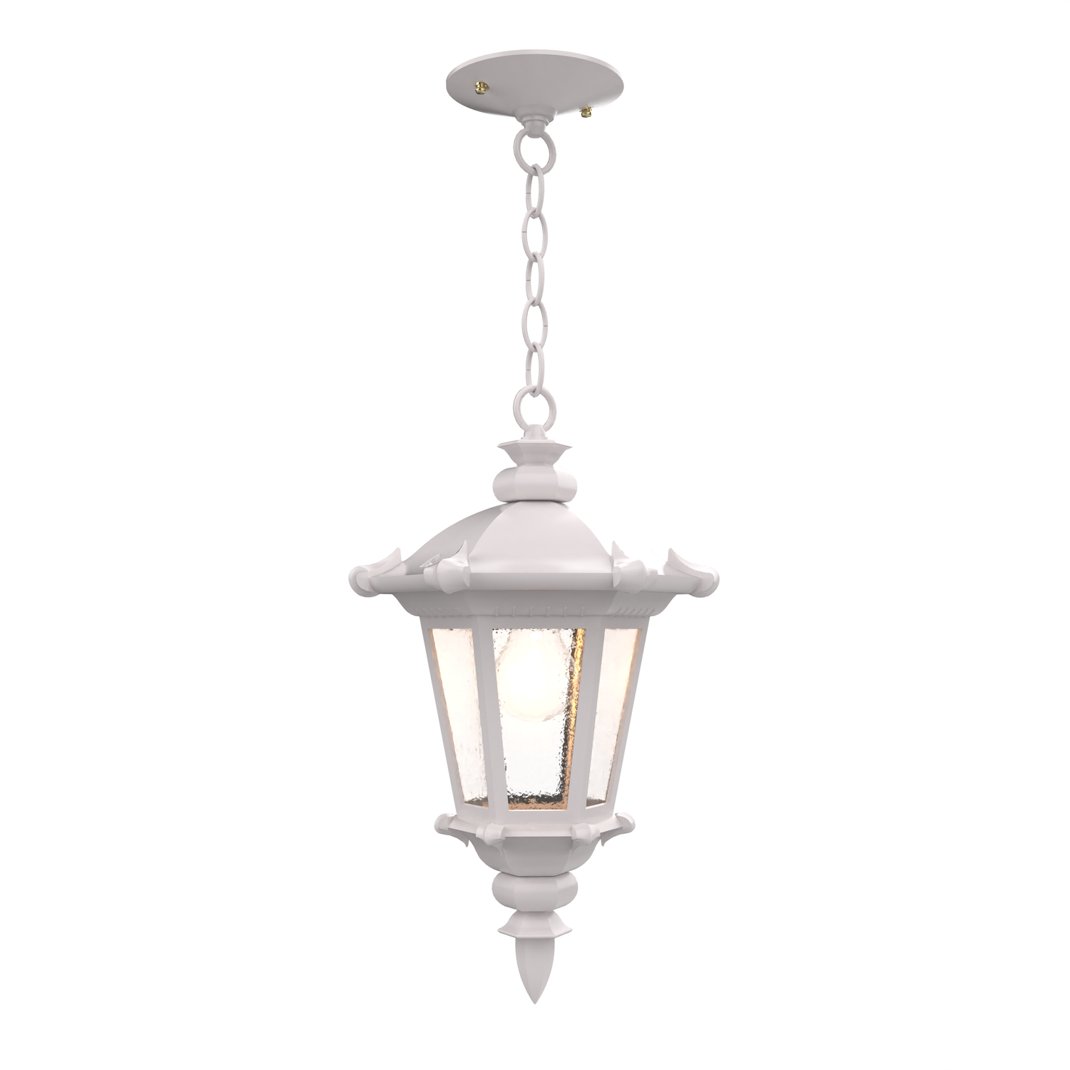 Montpellier - Ceiling mounting with chain closed bottom small format - 13355