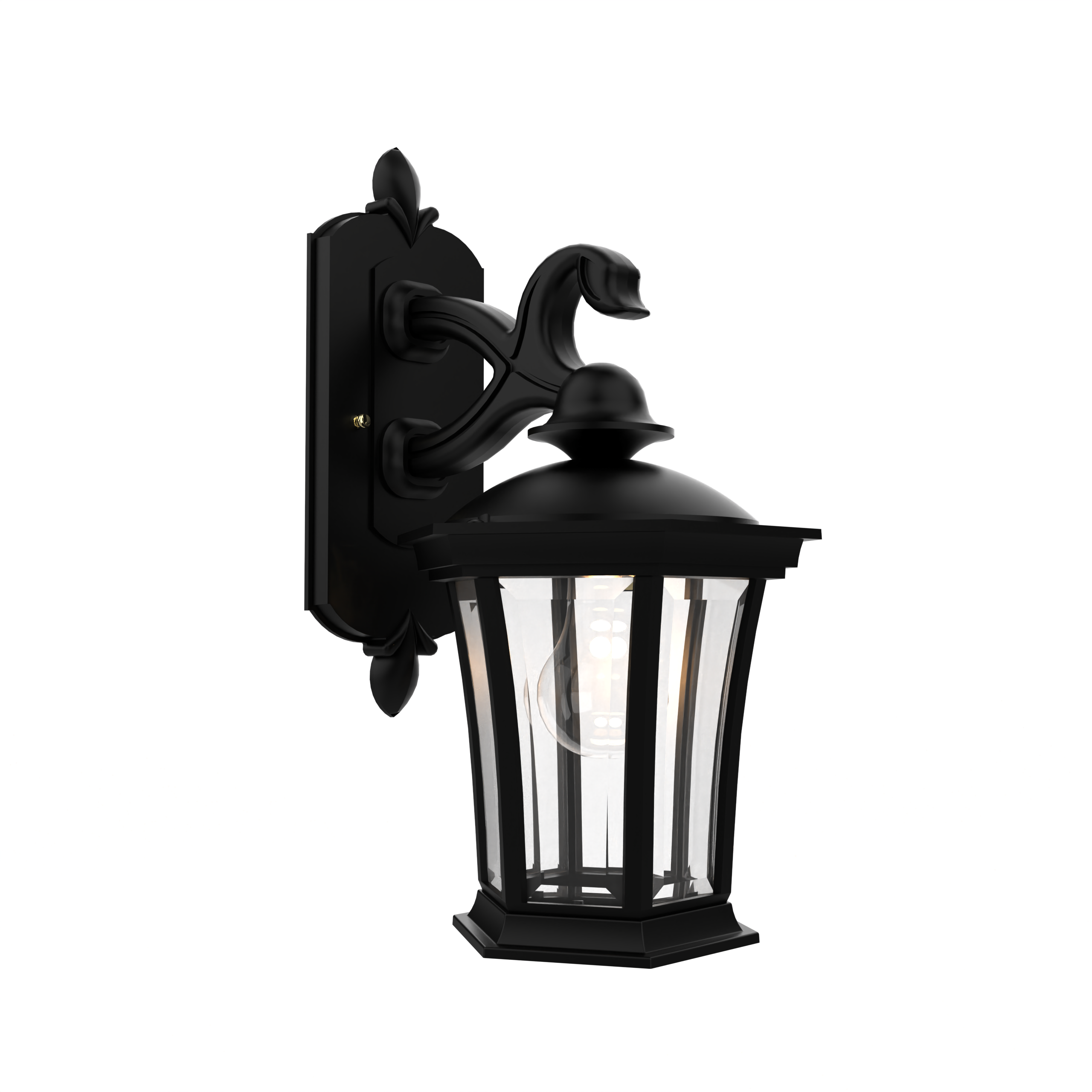 Westminster - Wall mount decorative arm down open bottom small - 13511