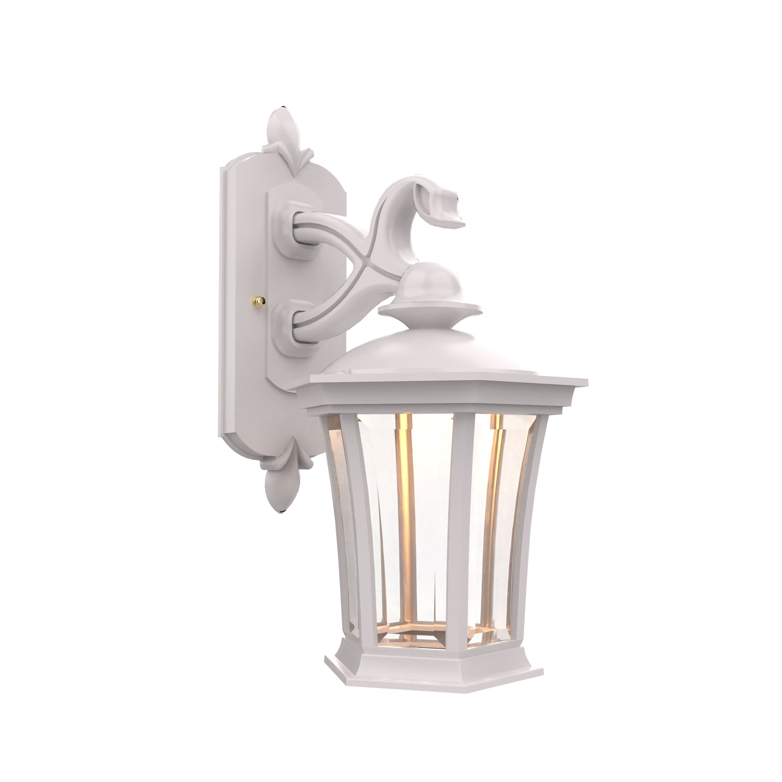 Westminster - Wall mount decorative arm down open bottom small - 13511