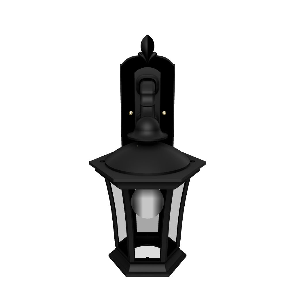 Westminster - Wall mount decorative arm down open bottom small - 13511