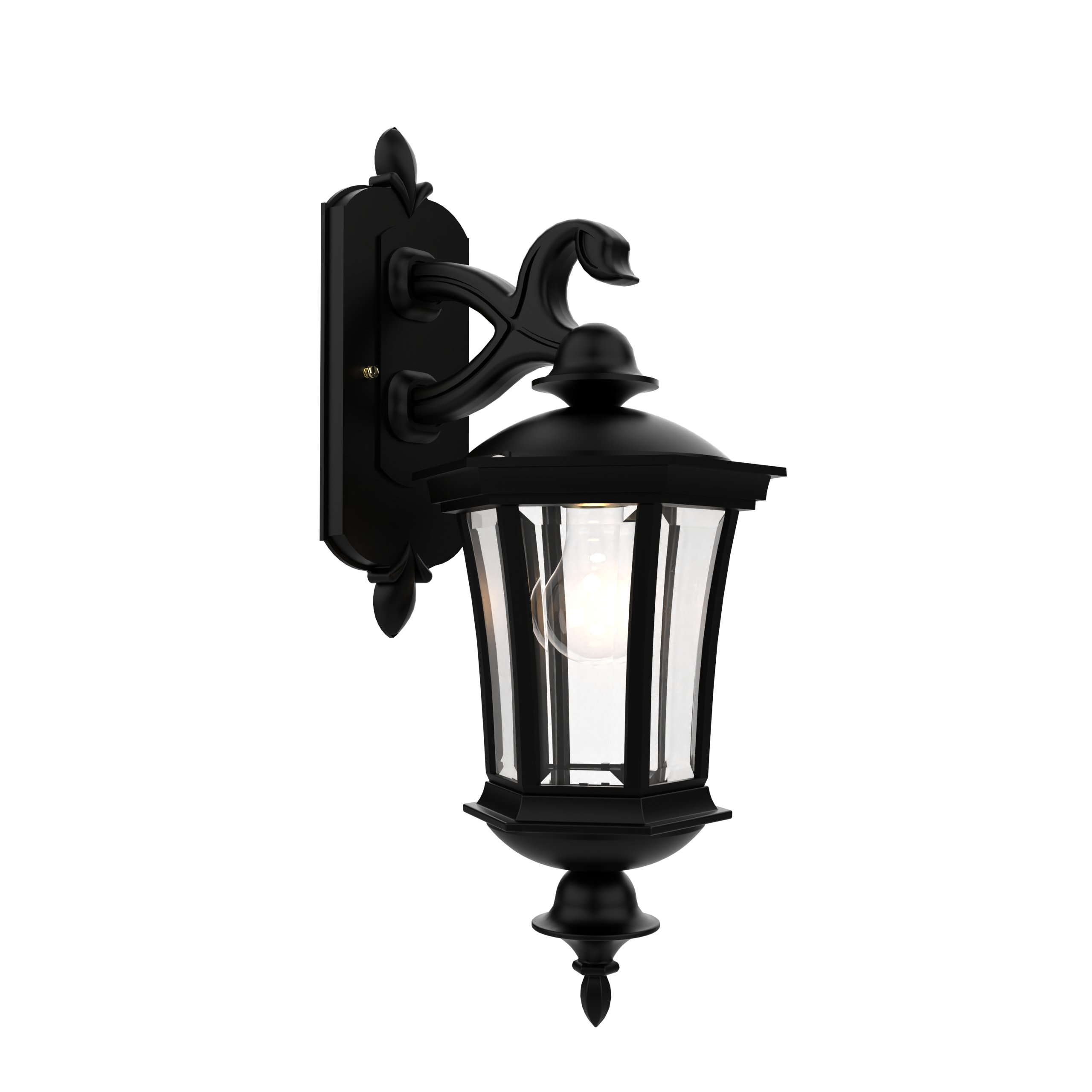Westminster - Wall mount decorative arm down closed bottom small size - 13515