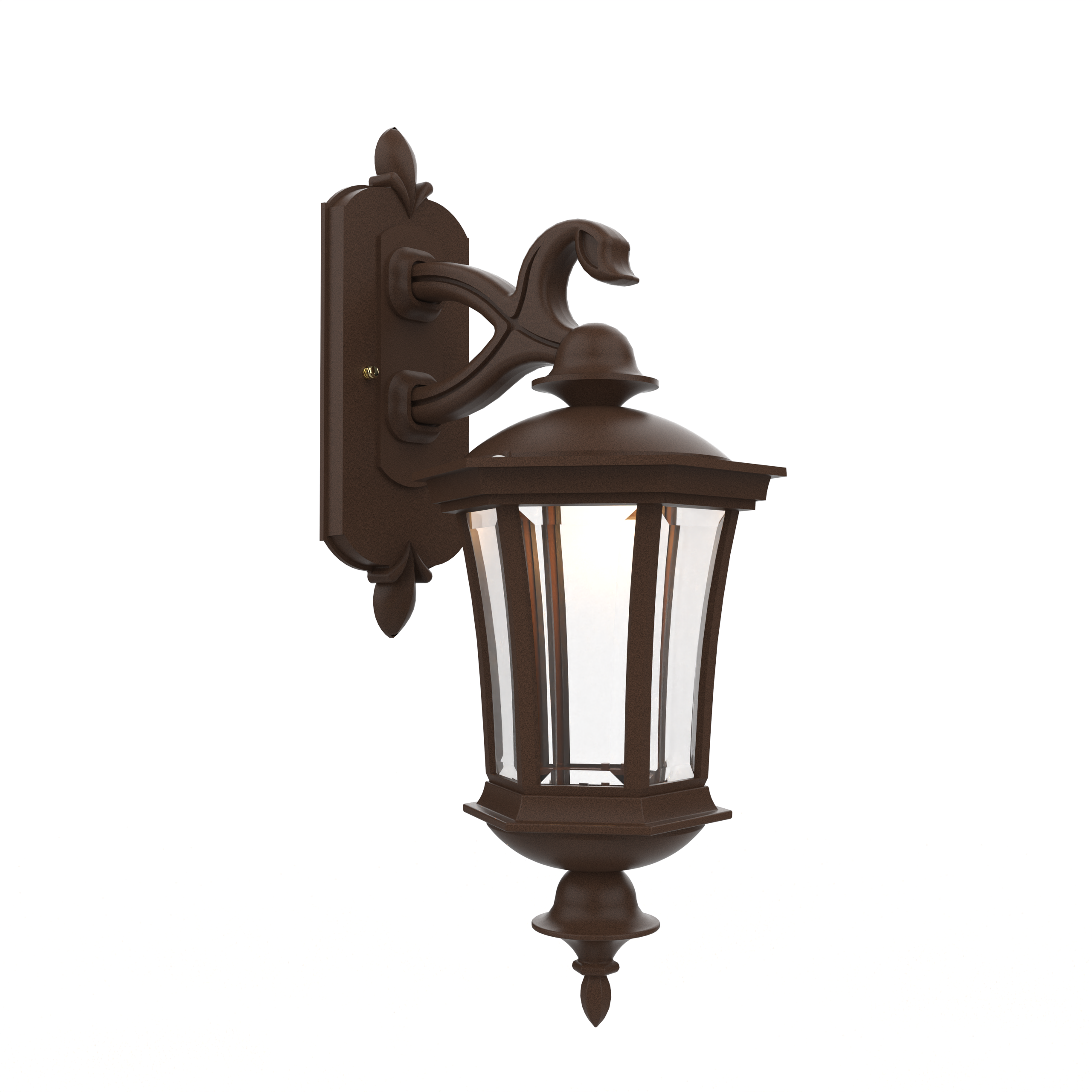 Westminster - Wall mount decorative arm down closed bottom small size - 13515