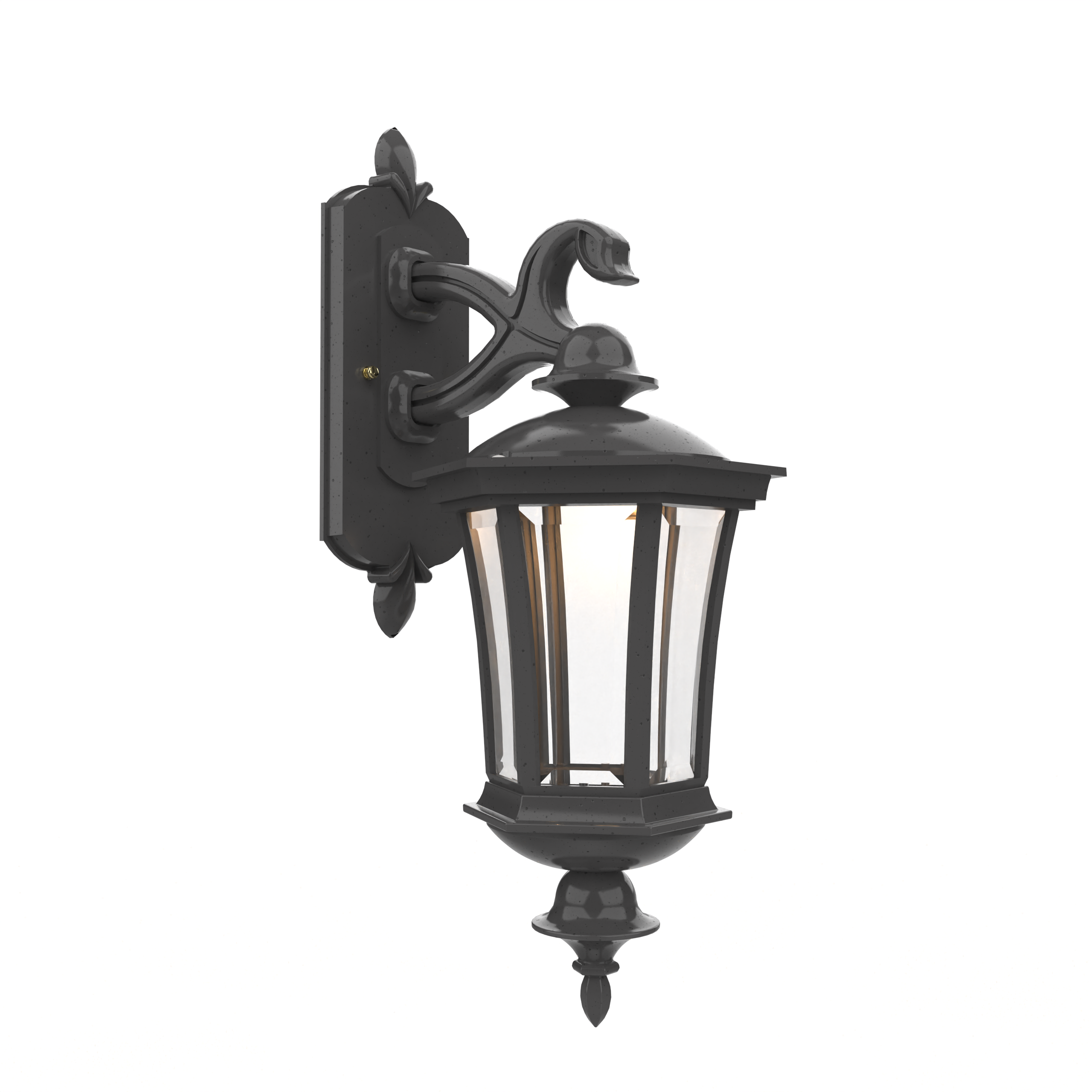 Westminster - Wall mount decorative arm down closed bottom small size - 13515