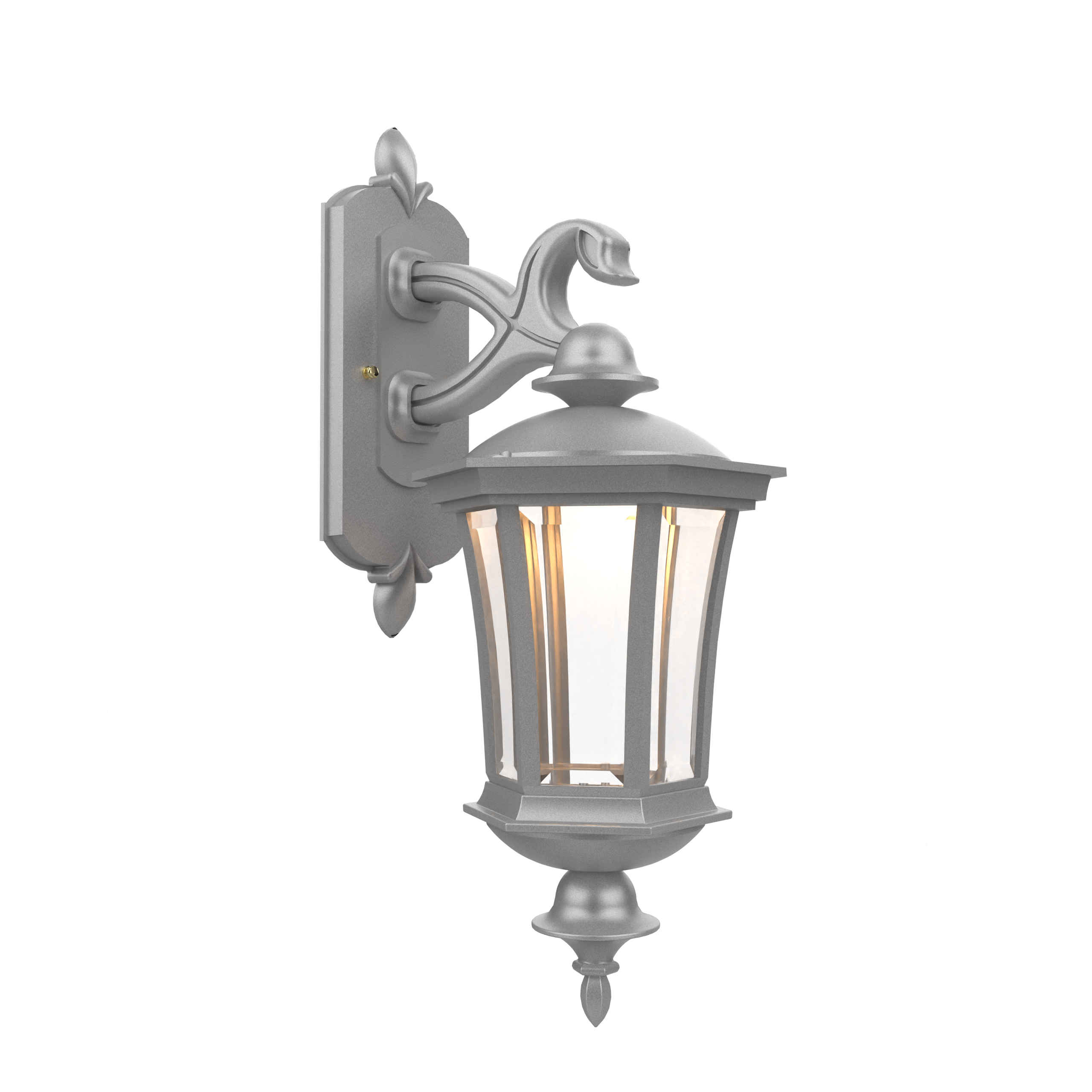 Westminster - Wall mount decorative arm down closed bottom small size - 13515