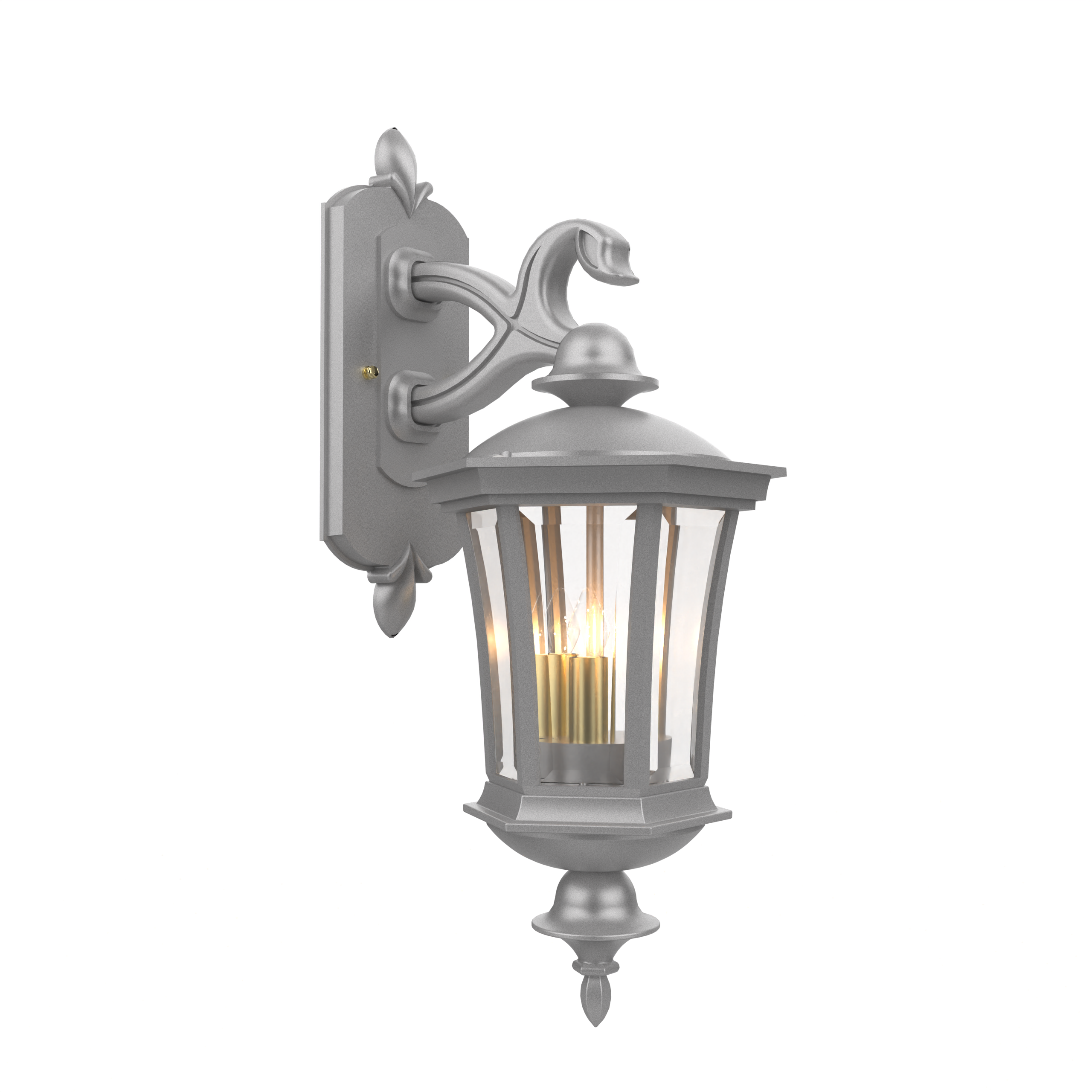 Westminster - Wall mount decorative arm down closed bottom small size - 13515