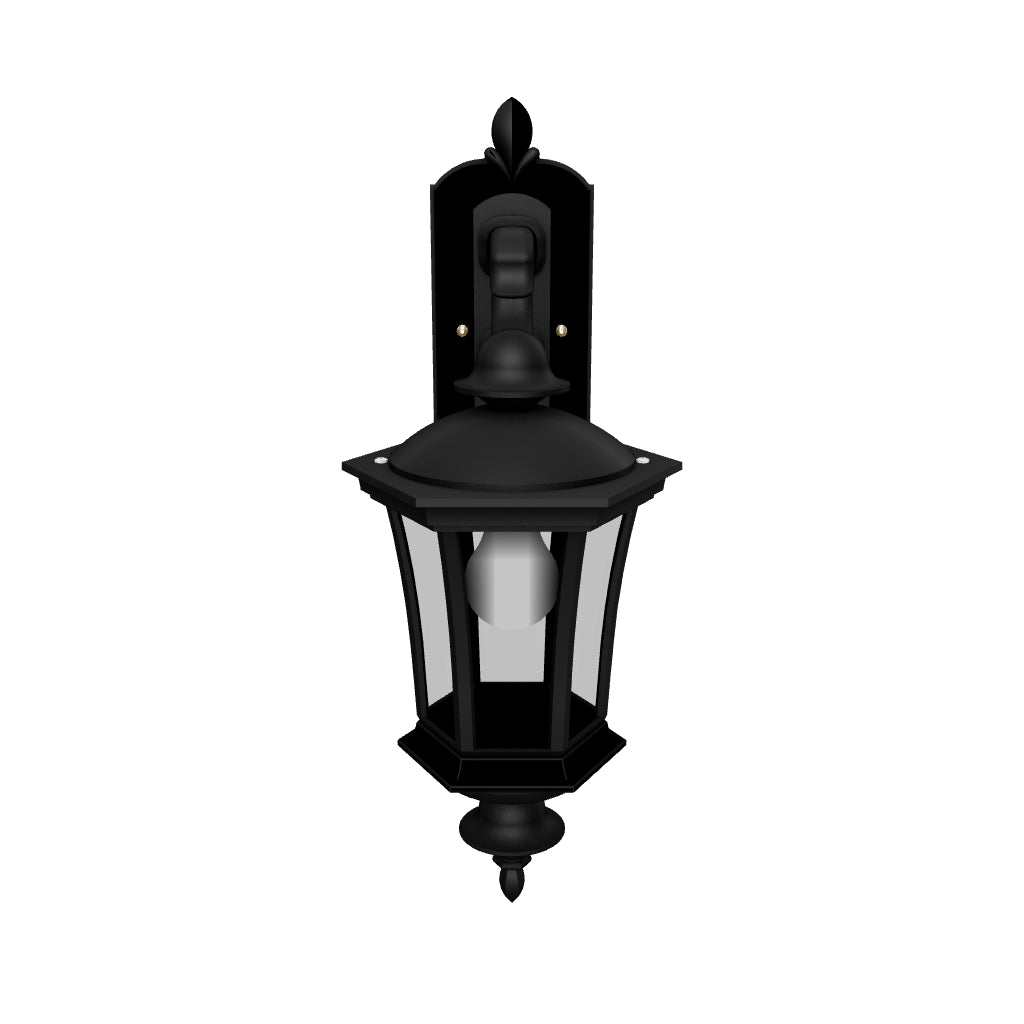 Westminster - Wall mount decorative arm down closed bottom small size - 13515