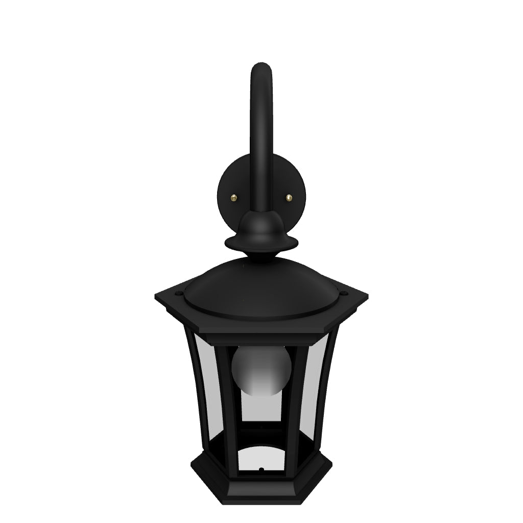 Westminster - Wall mount down with cane open bottom small - 13593