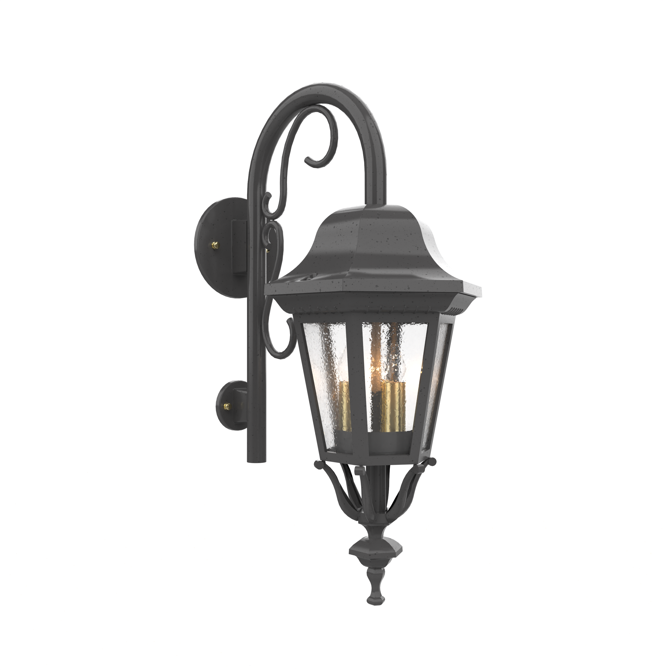 Florence - Wall mount down with cane closed bottom small size - 13798