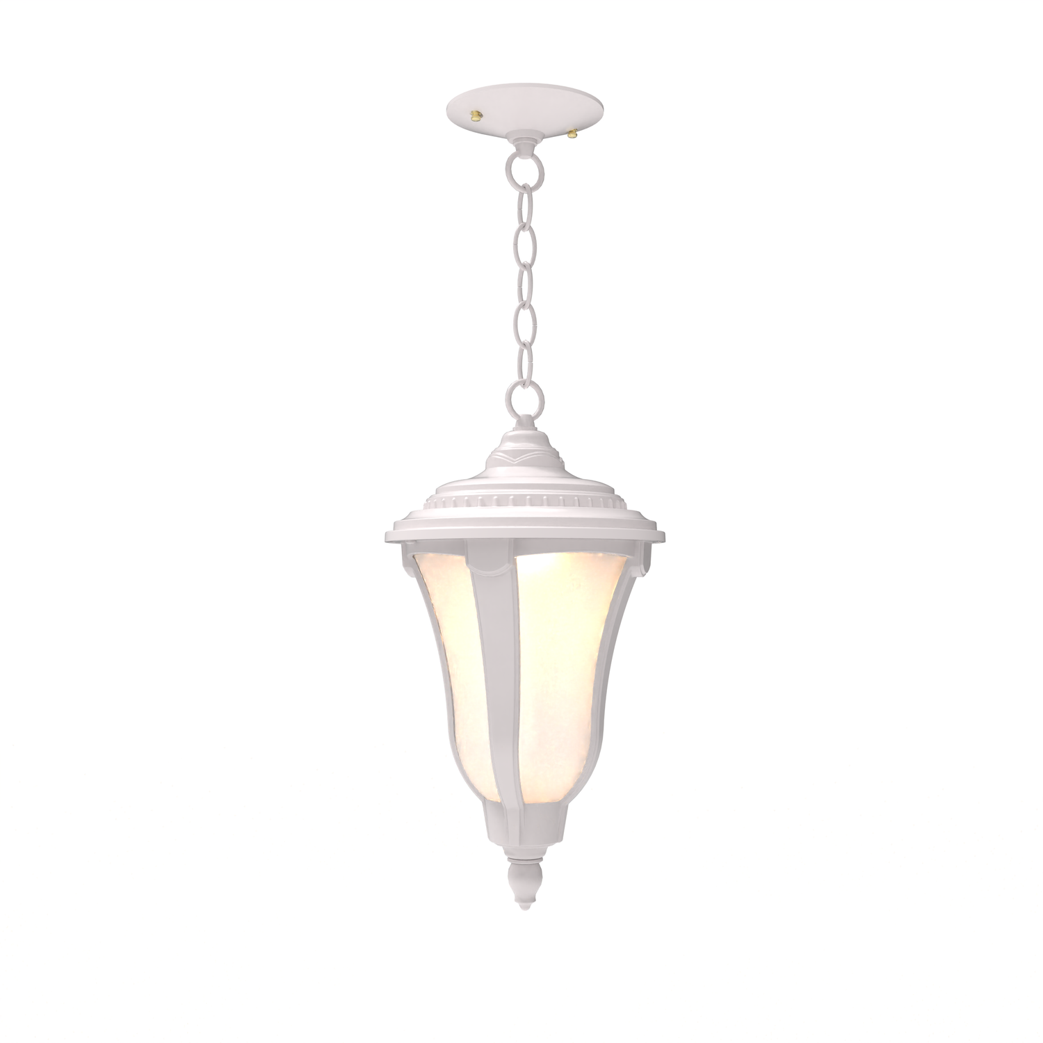 Munich - Ceiling mounting with chain closed bottom small format - 14255