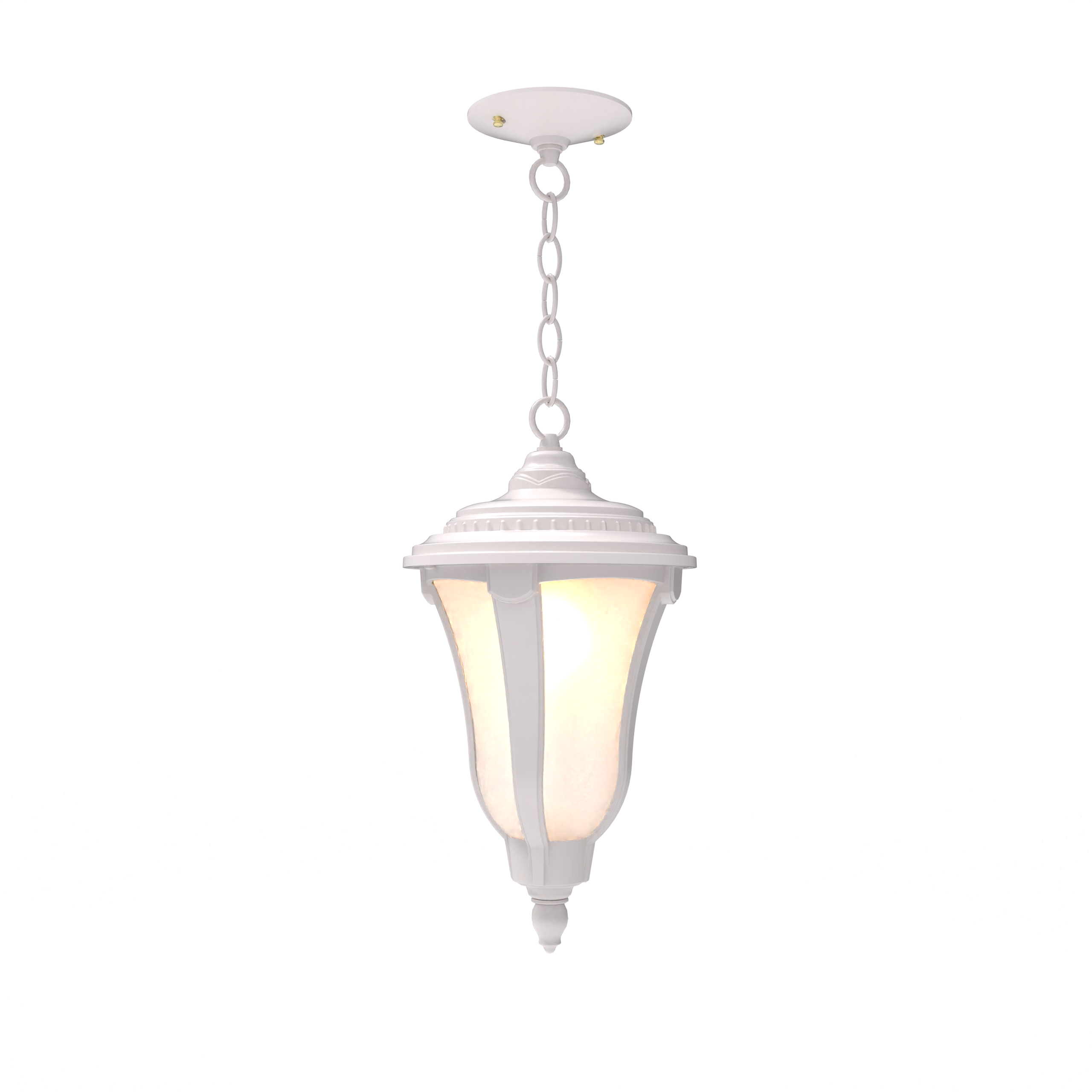 Munich - Ceiling mounting with chain closed bottom small format - 14255