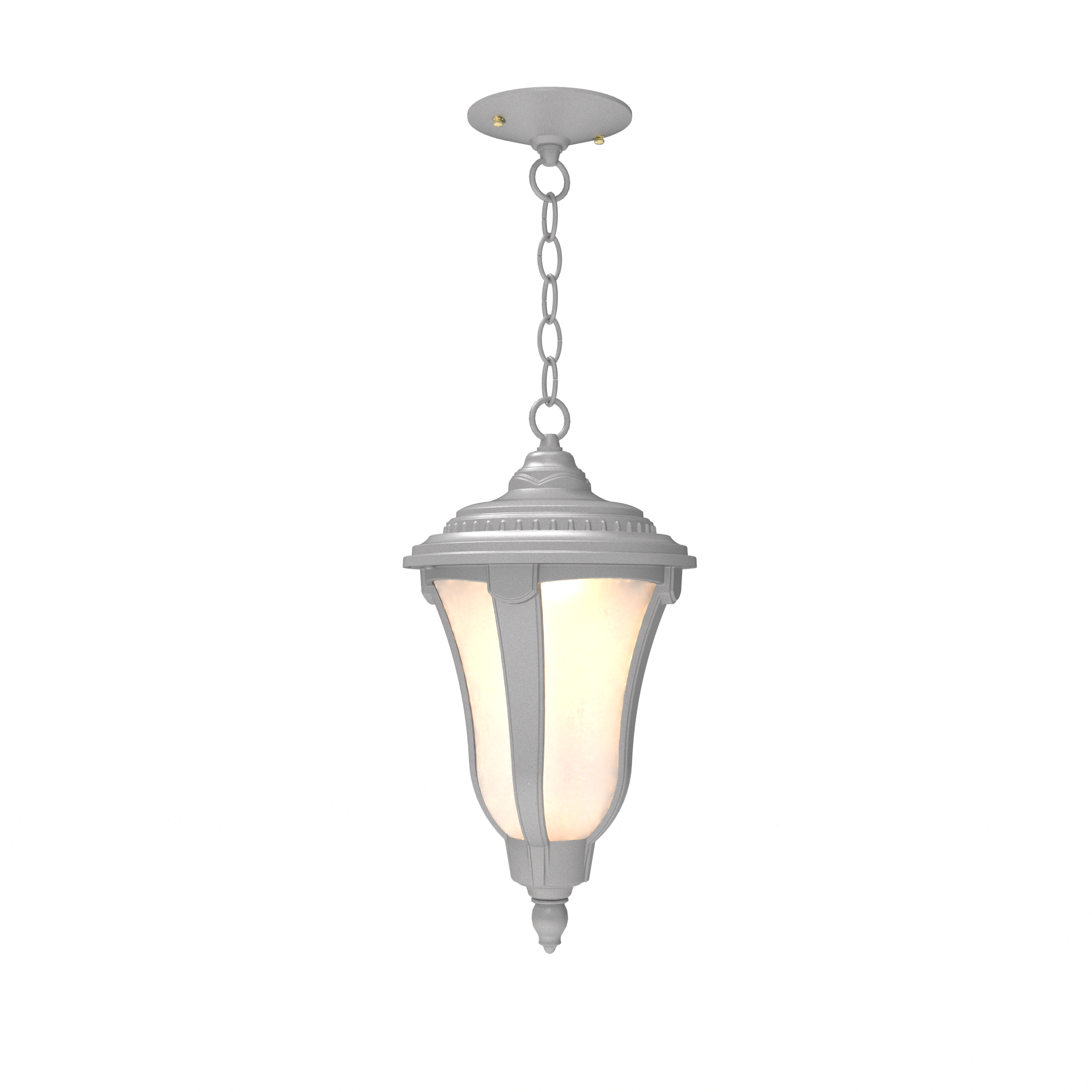 Munich - Ceiling mounting with chain closed bottom small format - 14255