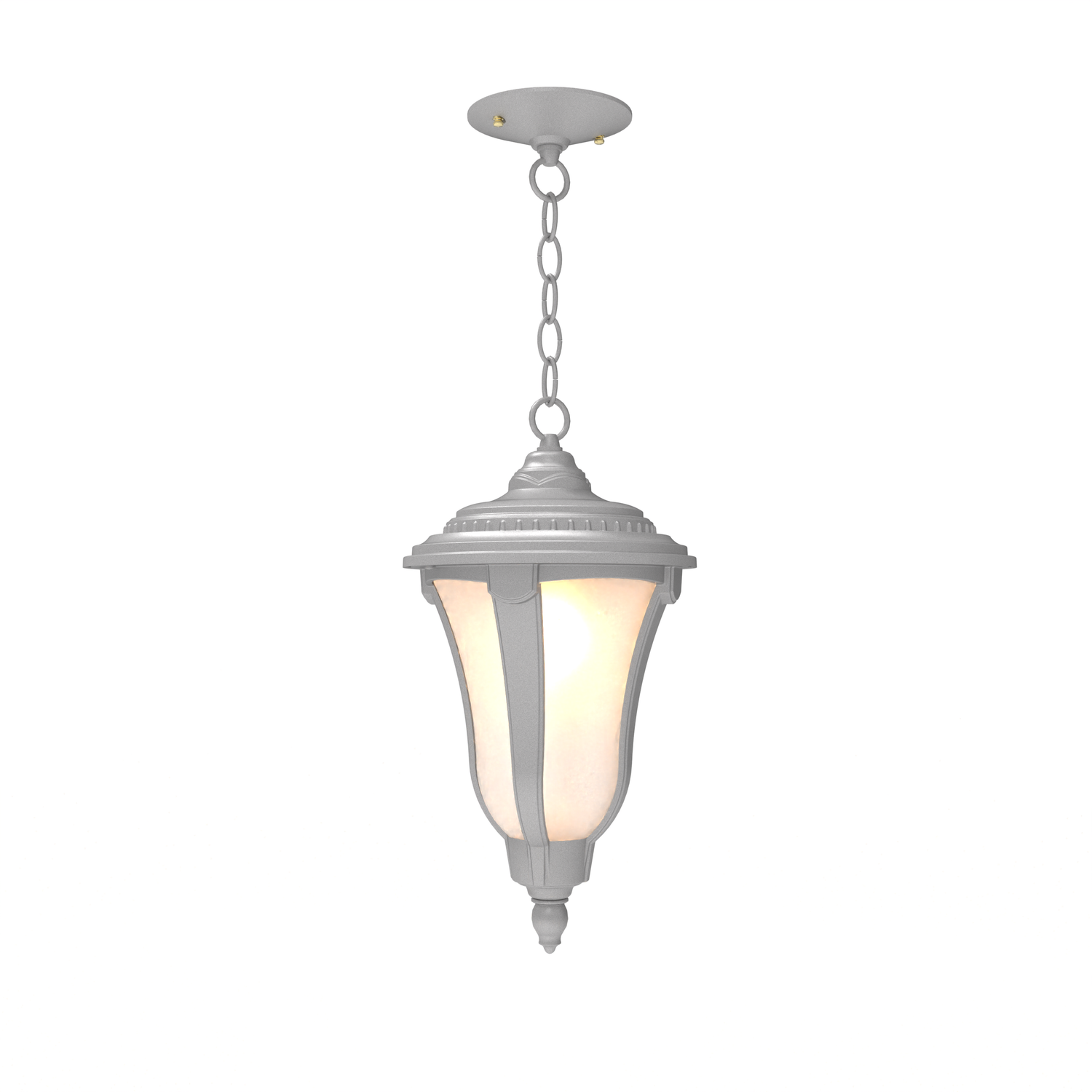 Munich - Ceiling mounting with chain closed bottom small format - 14255