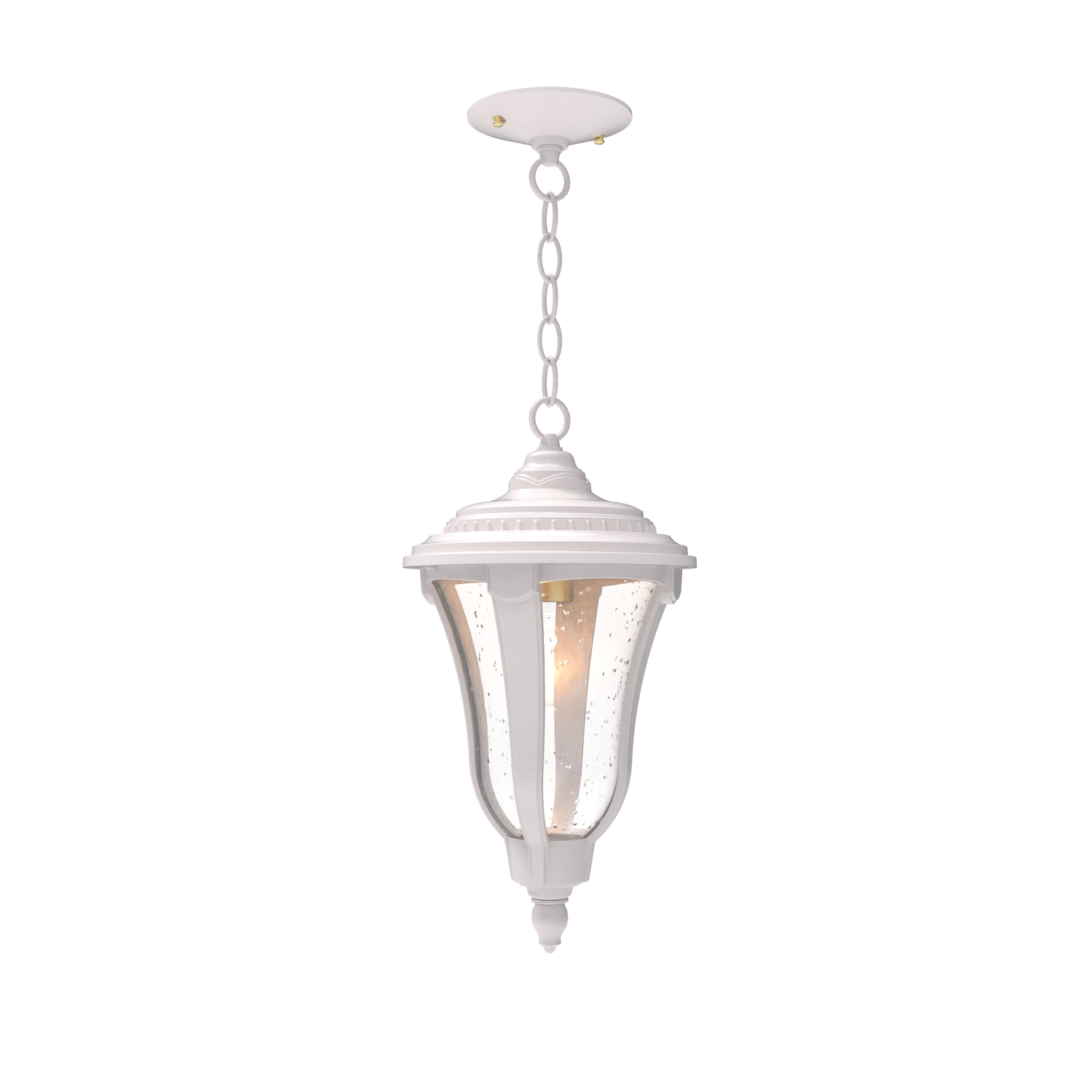 Munich - Ceiling mounting with chain closed bottom small format - 14255