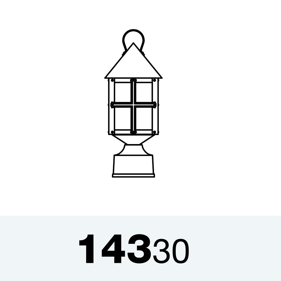 Montebello - Tête de poteau format petit - 14330