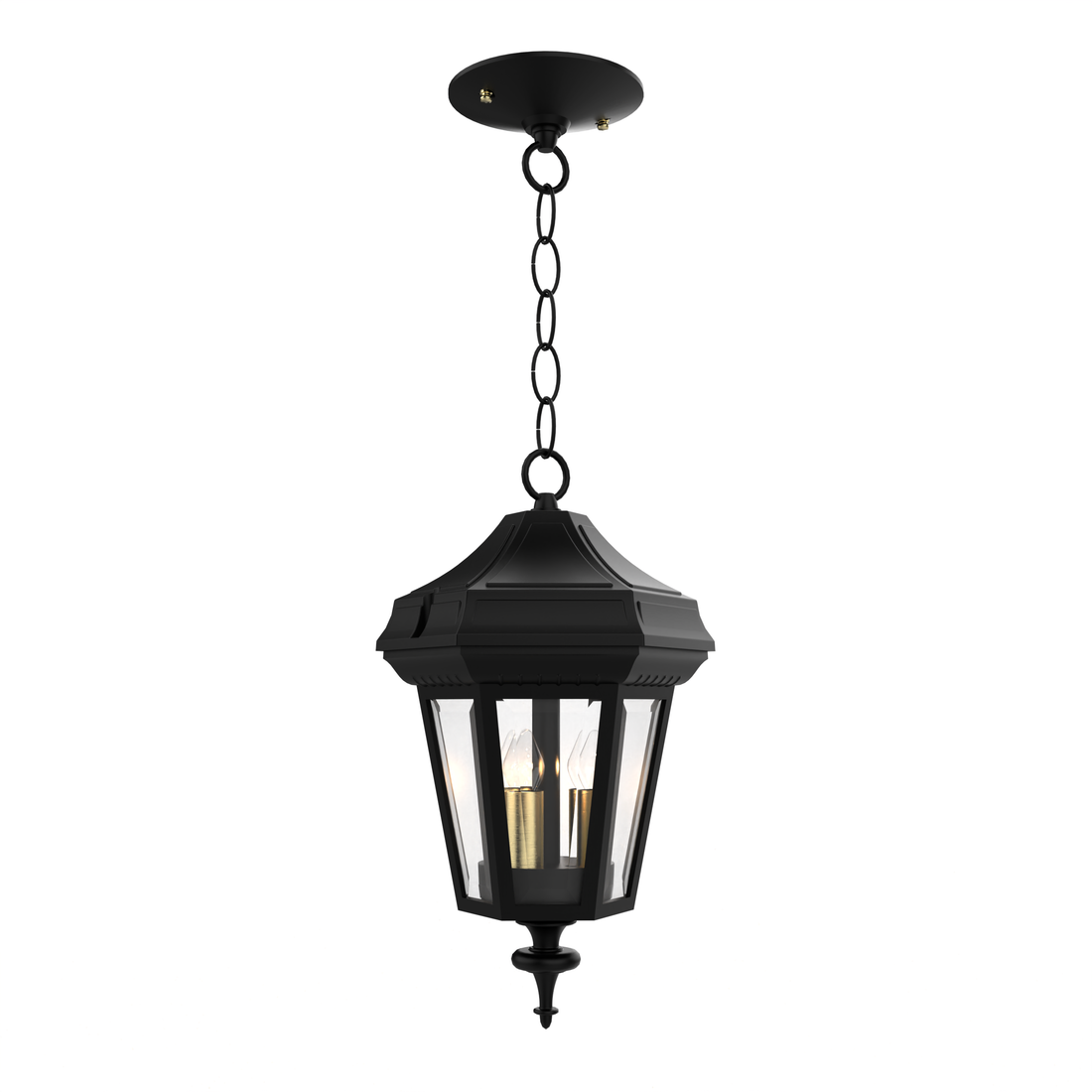 Oxford - Ceiling mounting with chain closed bottom small format - 14855