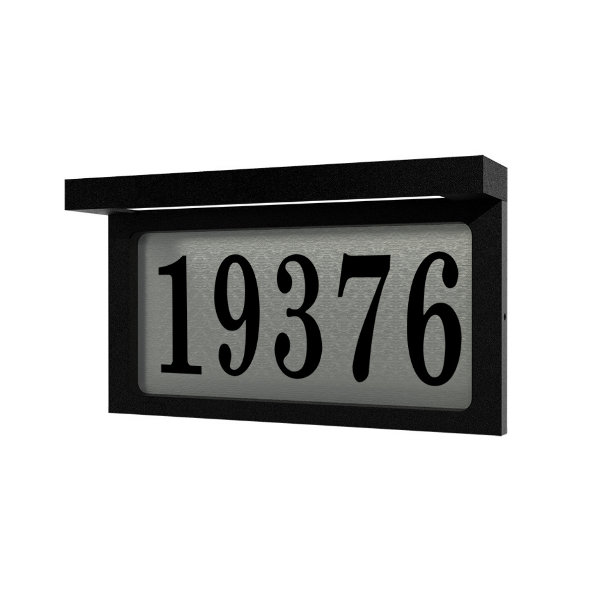 Tampa - Illuminated horizontal stainless steel address plaque - 1718