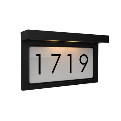 Tampa - Illuminated Horizontal Ceramic Address Plaque - 1719