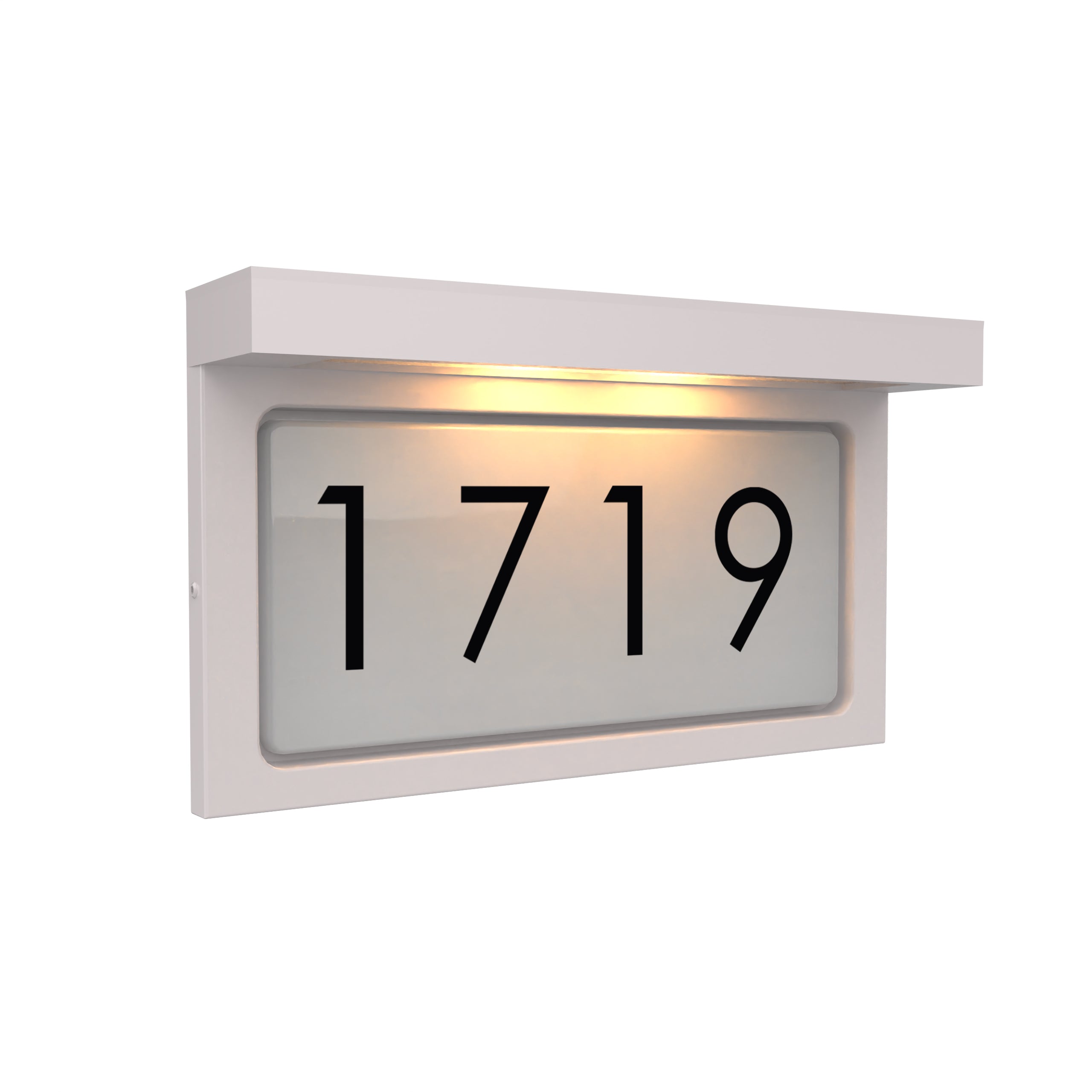 Tampa - Illuminated Horizontal Ceramic Address Plaque - 1719