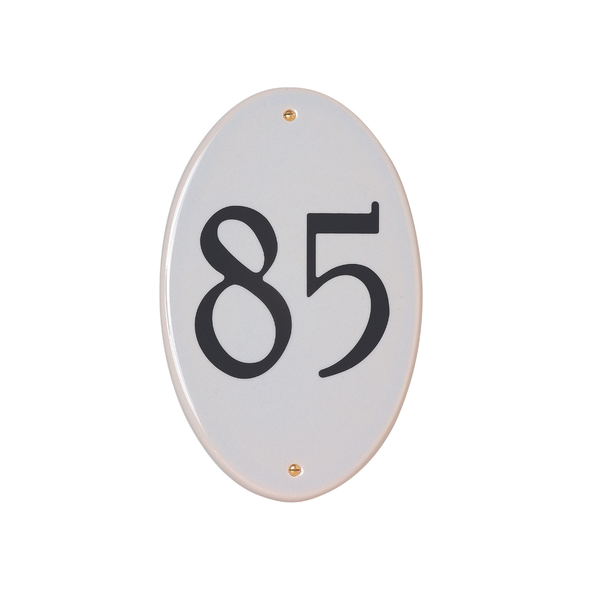 DeVille - Oval ceramic address plaque - 1726