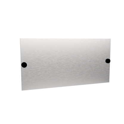 DeVille - Horizontal rectangular stainless steel address plaque - 1740