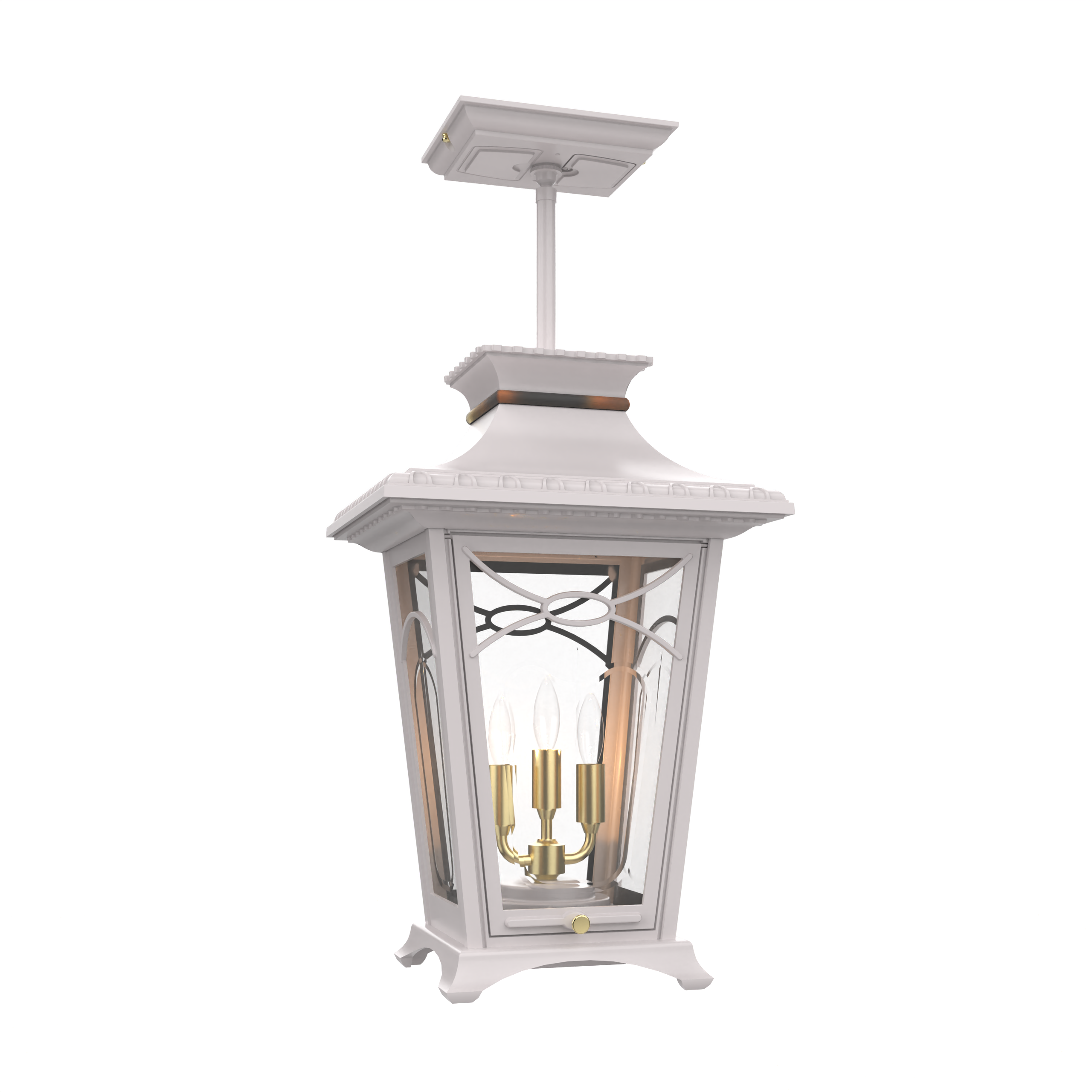 Bellissima - Ceiling mounting on rod closed bottom medium format - 20150