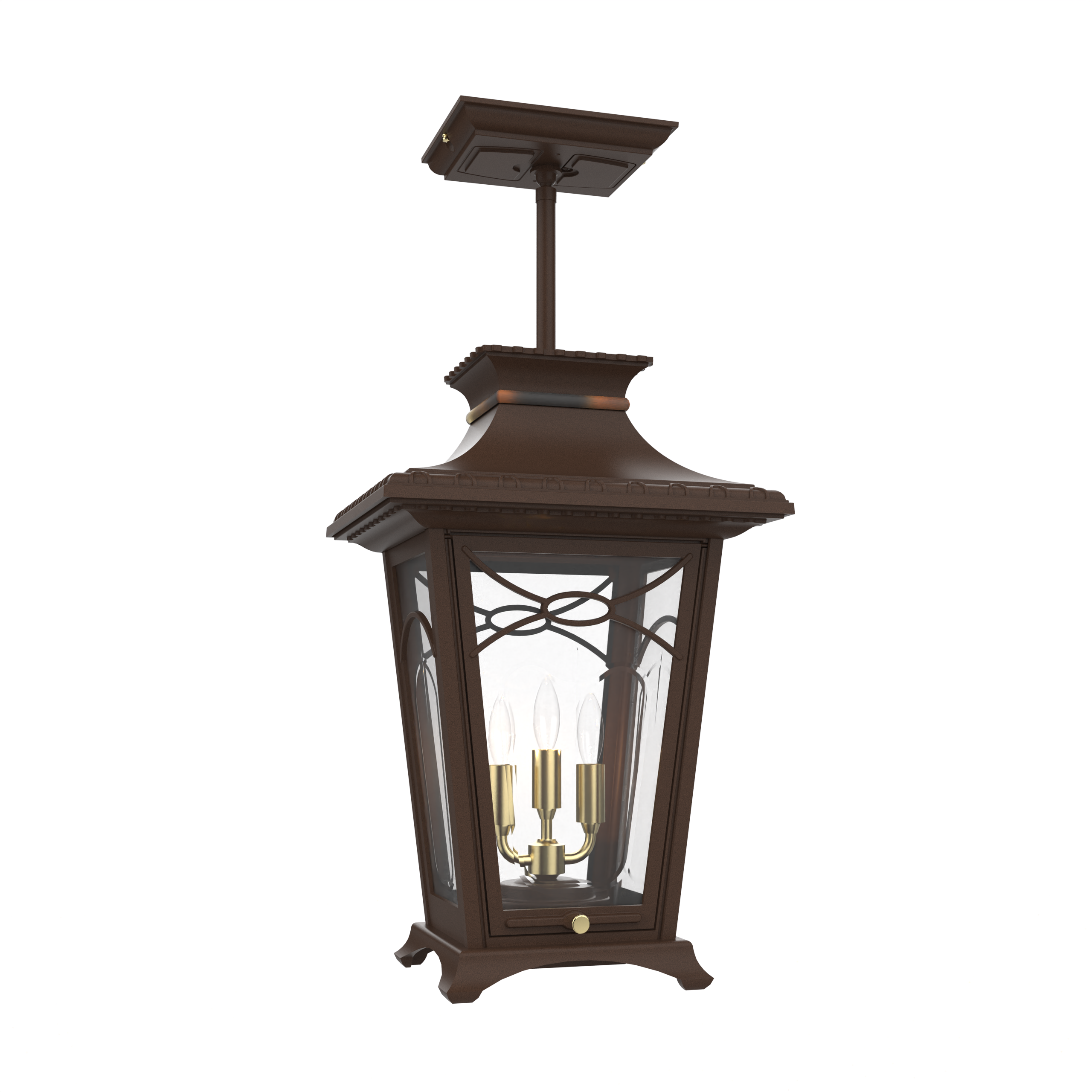 Bellissima - Ceiling mounting on rod closed bottom medium format - 20150