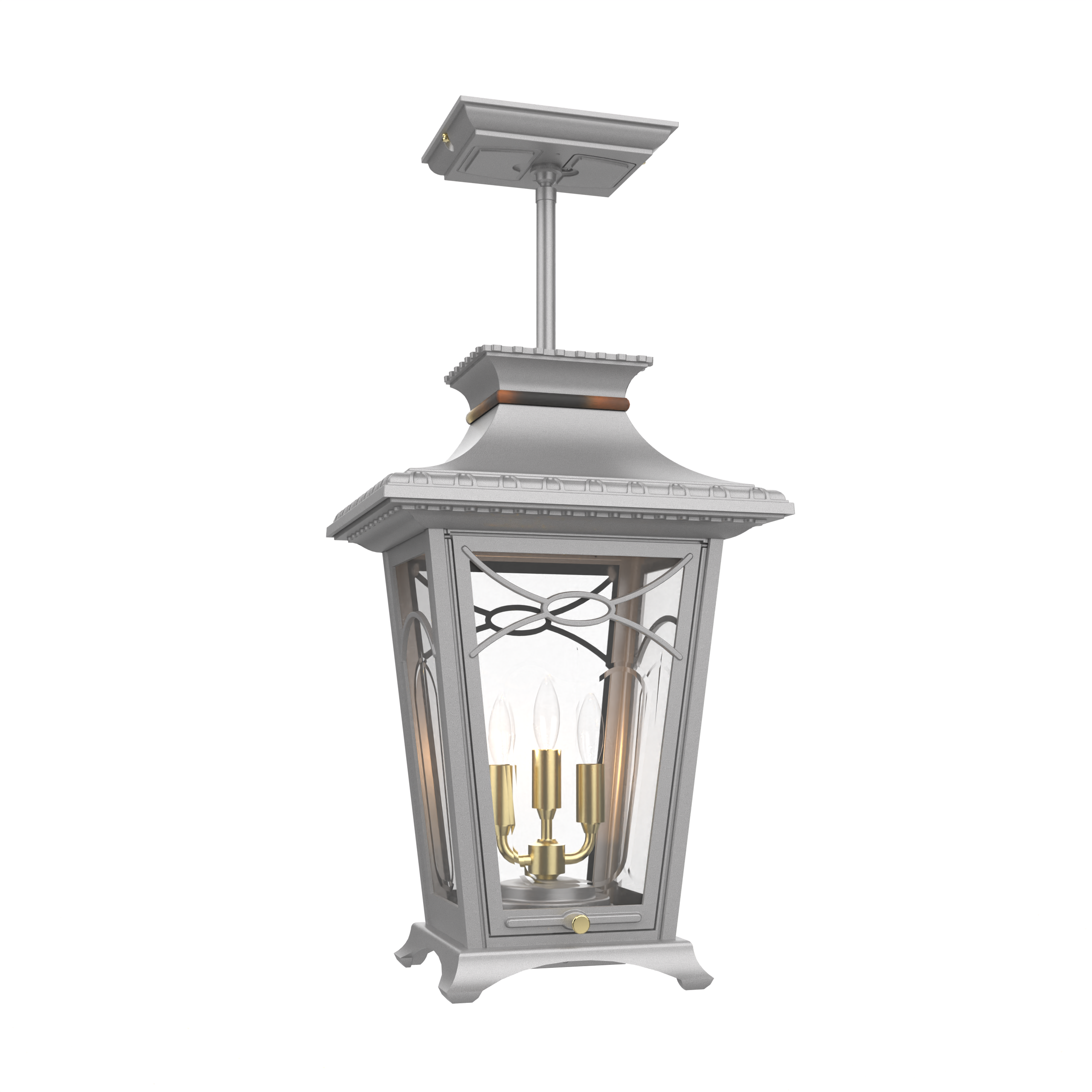 Bellissima - Ceiling mounting on rod closed bottom medium format - 20150