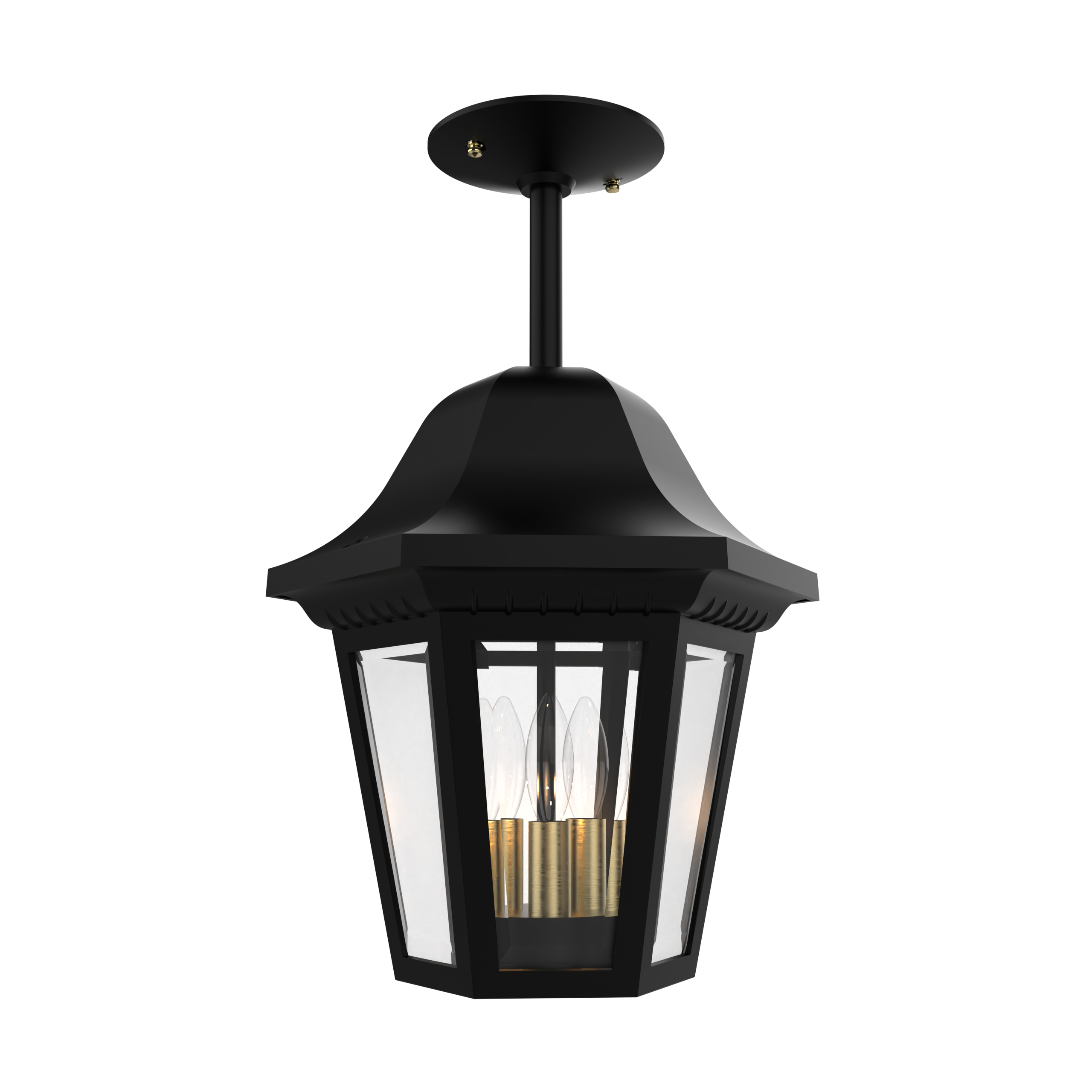 Manor - Medium Rod Ceiling Mount - 21256