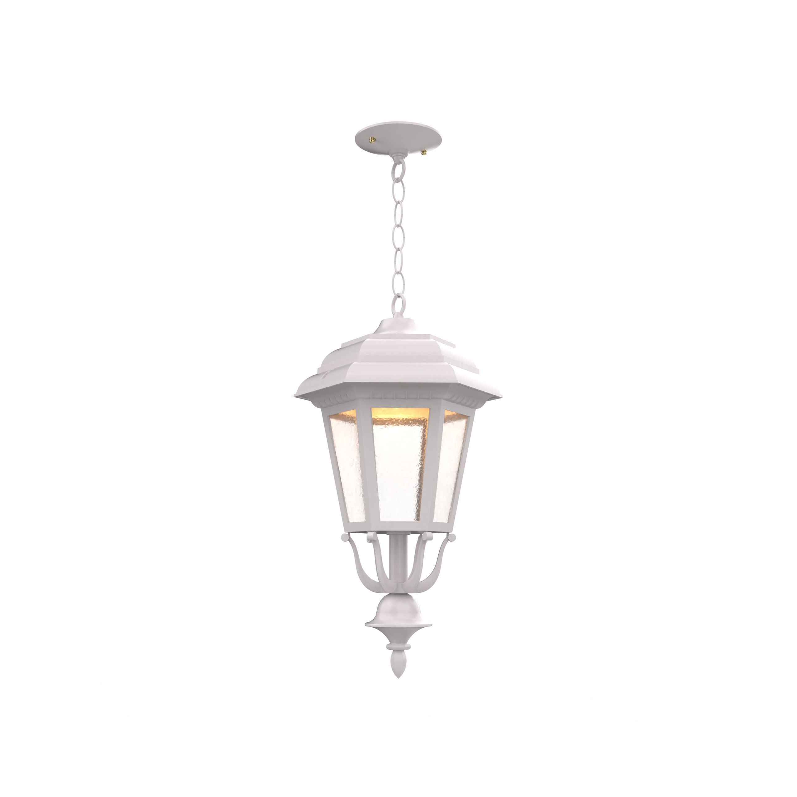 Jamestown - Ceiling mount with chain closed bottom medium format - 21455