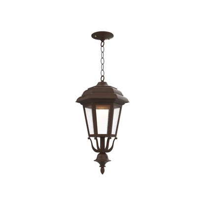 Jamestown - Ceiling mount with chain closed bottom medium format - 21455