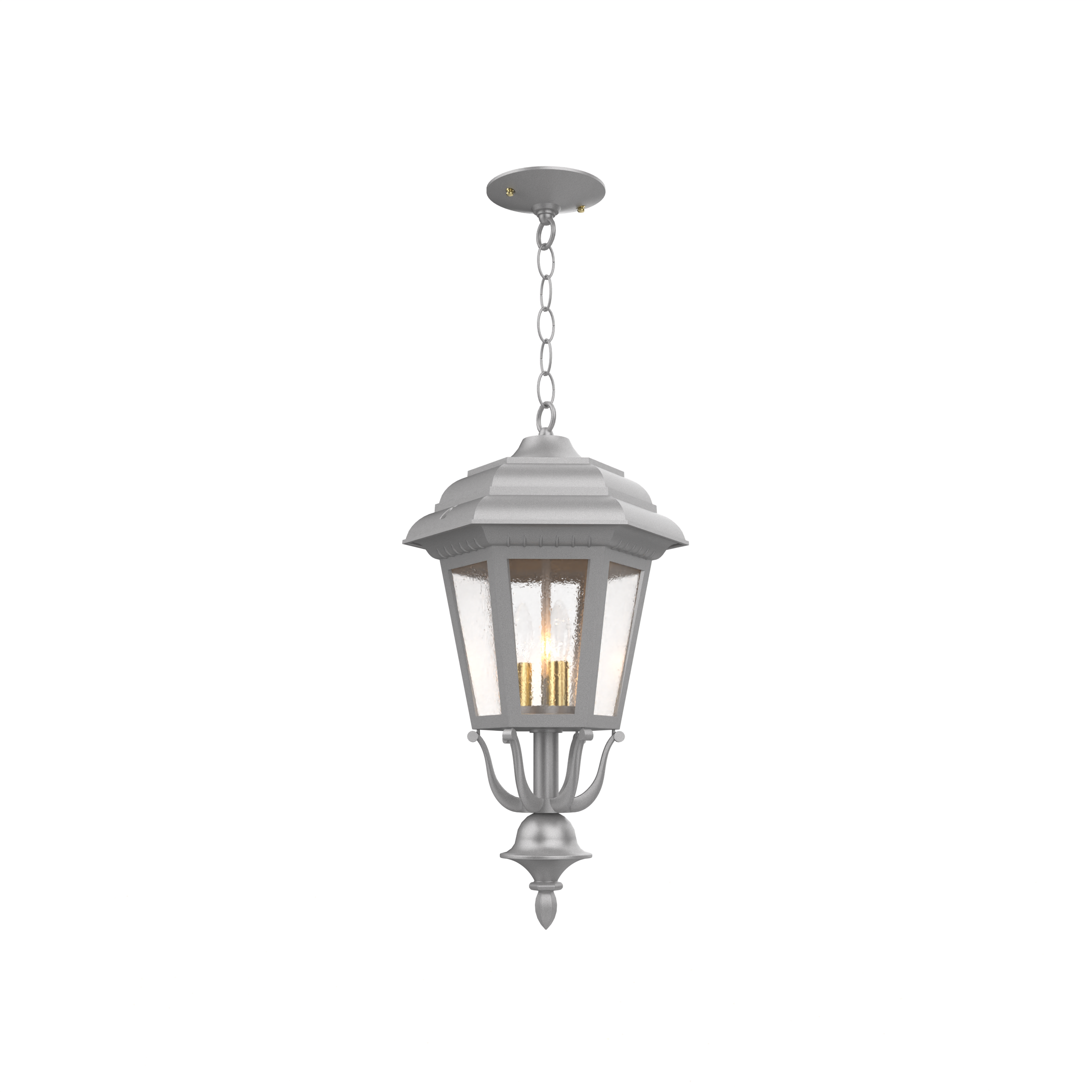Jamestown - Ceiling mount with chain closed bottom medium format - 21455