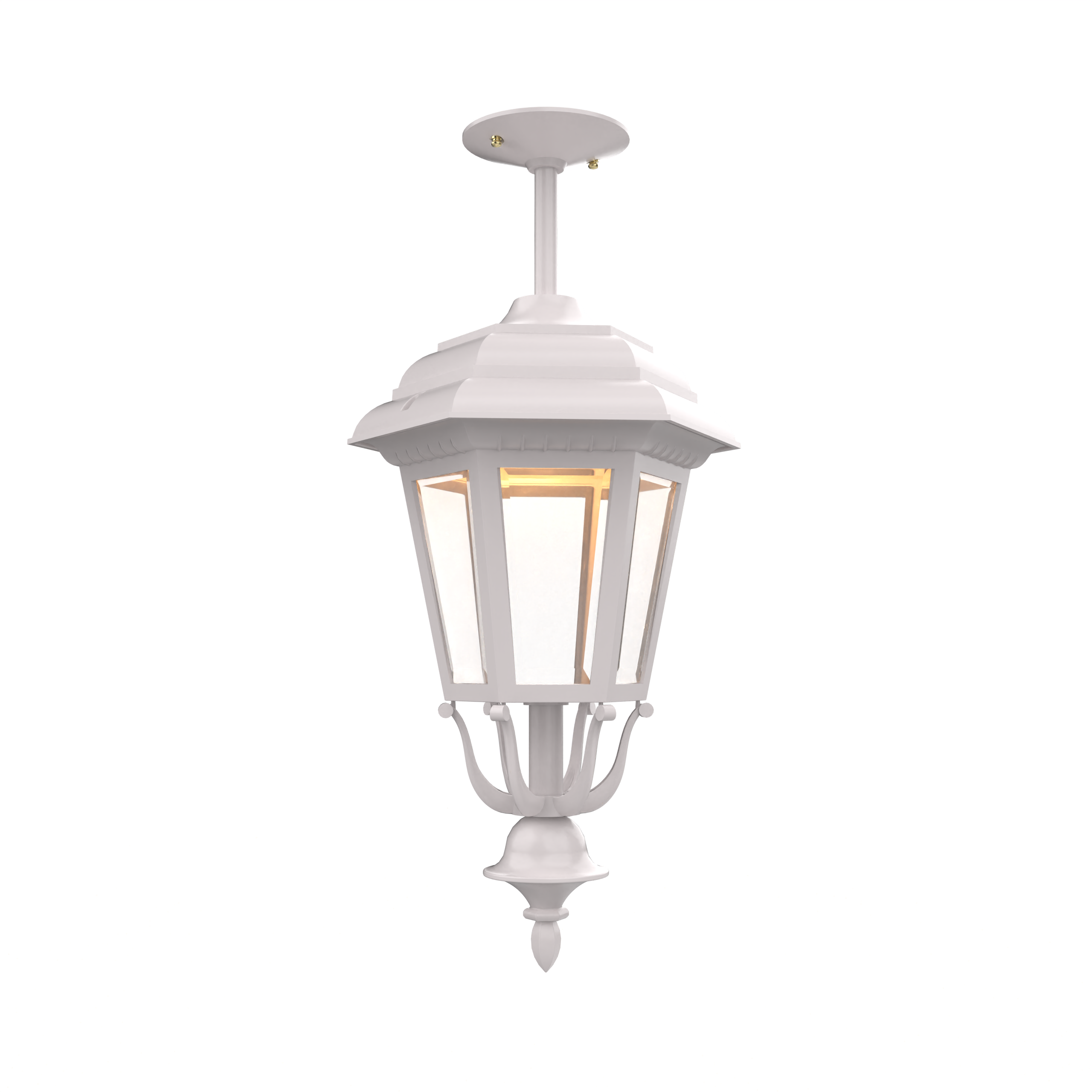 Jamestown - Ceiling mount rod closed bottom medium size - 21457