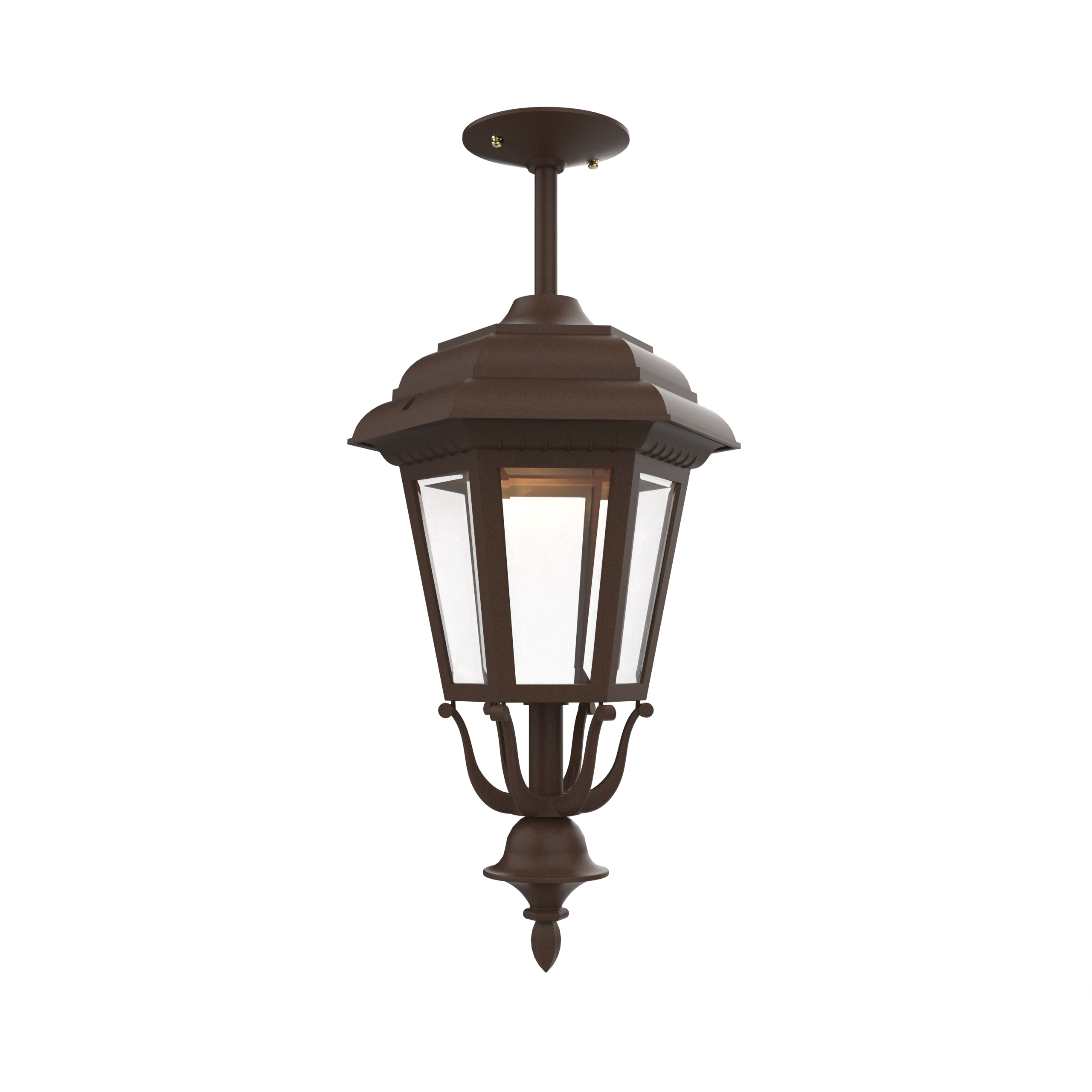 Jamestown - Ceiling mount rod closed bottom medium size - 21457