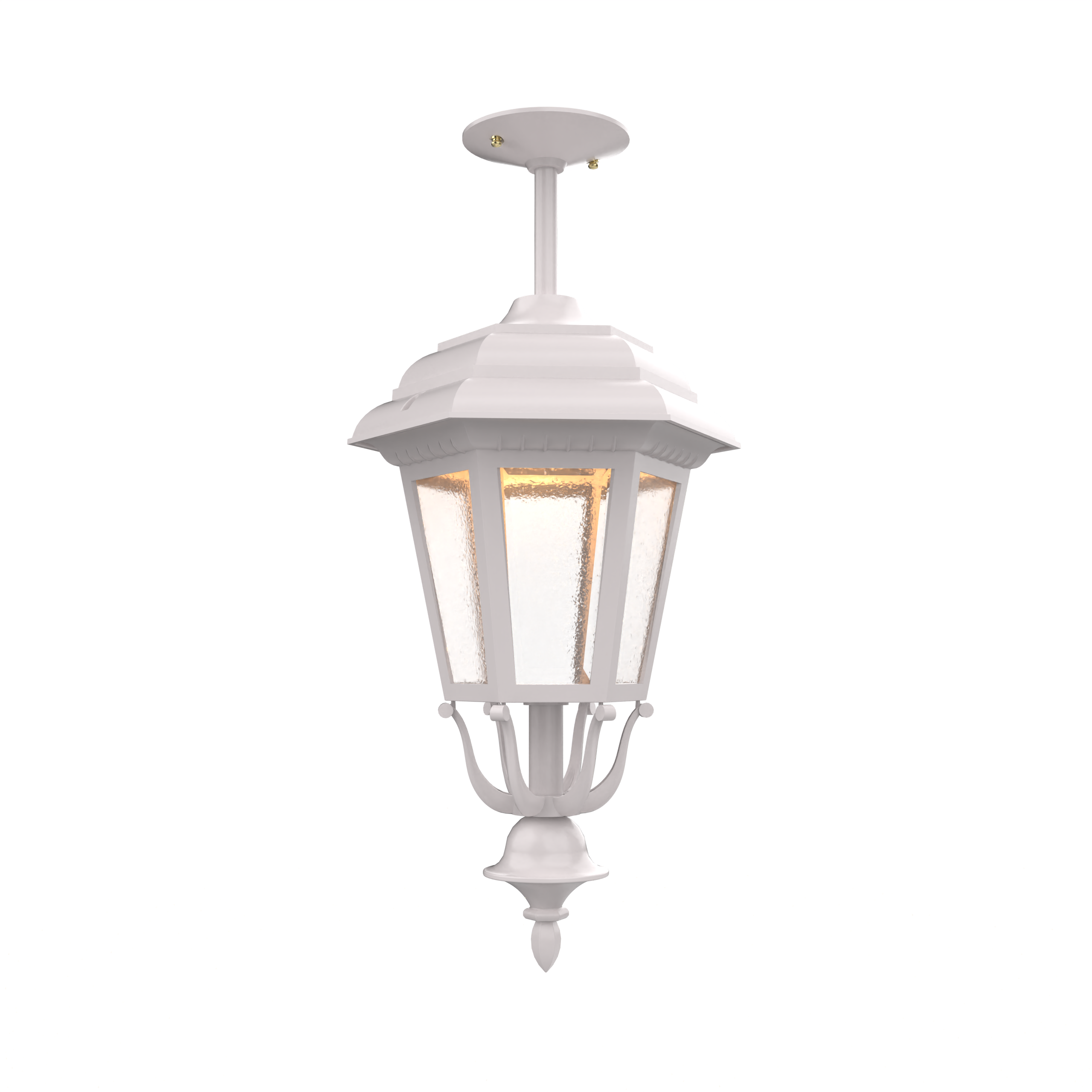 Jamestown - Ceiling mount rod closed bottom medium size - 21457