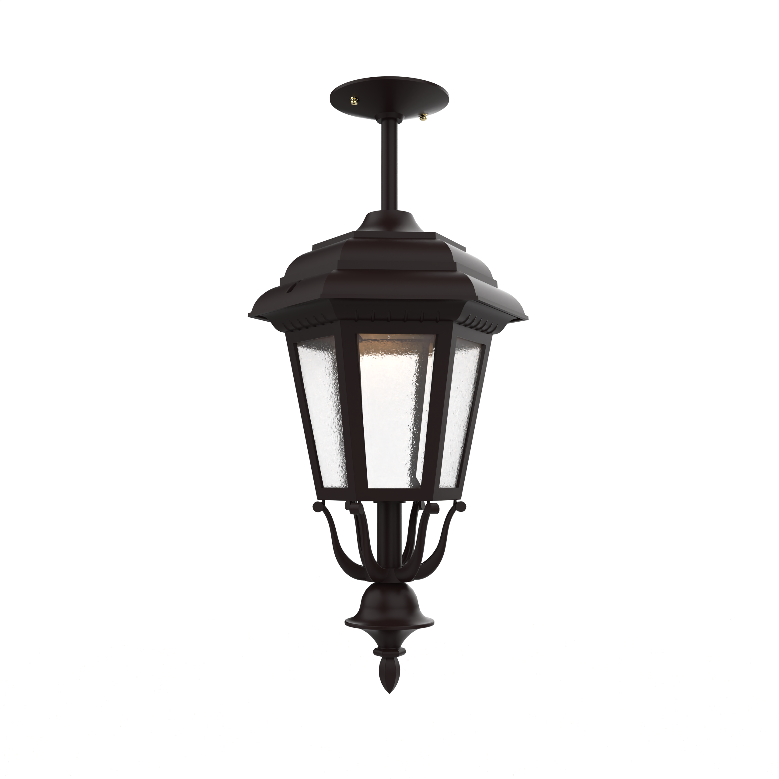 Jamestown - Ceiling mount rod closed bottom medium size - 21457