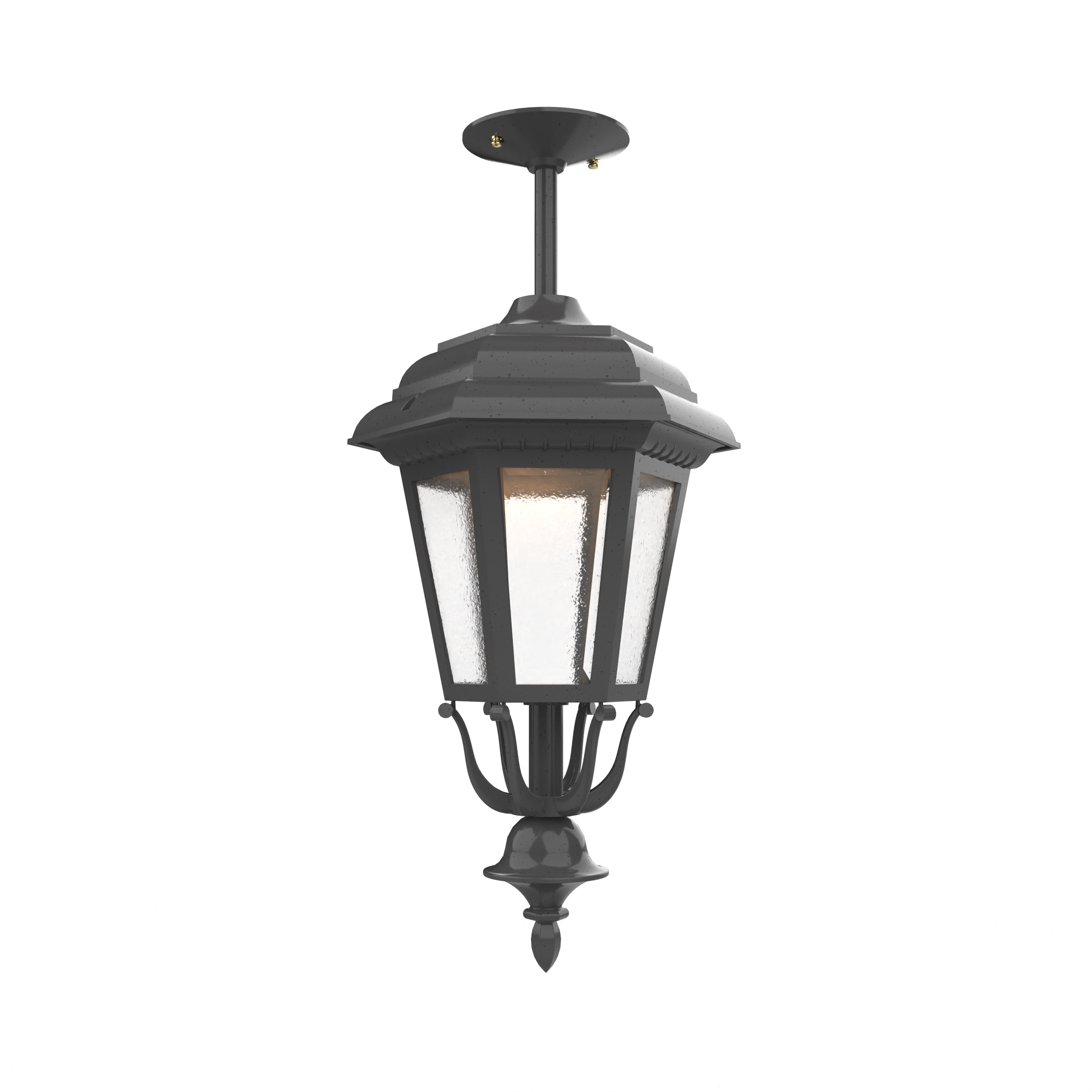 Jamestown - Ceiling mount rod closed bottom medium size - 21457
