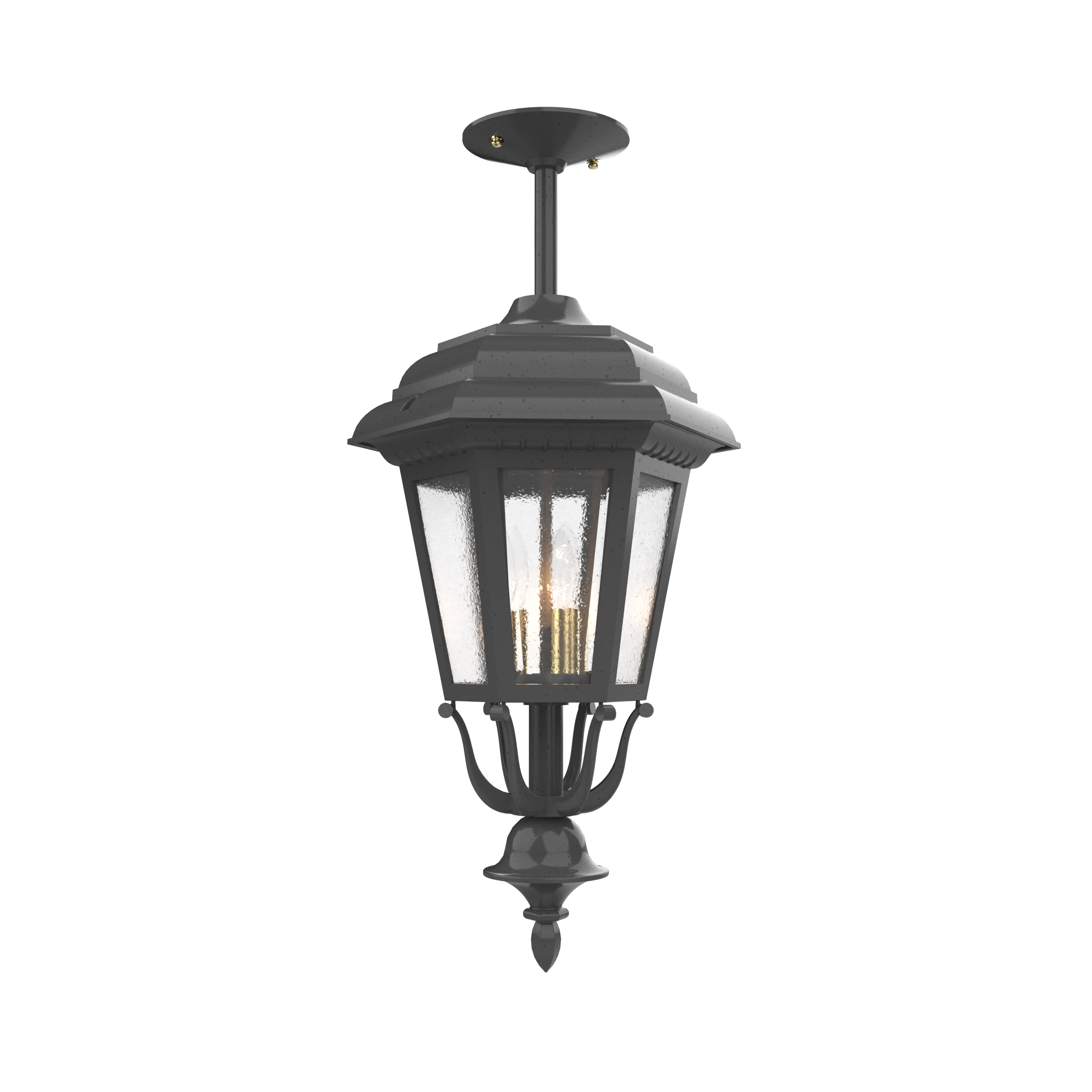 Jamestown - Ceiling mount rod closed bottom medium size - 21457