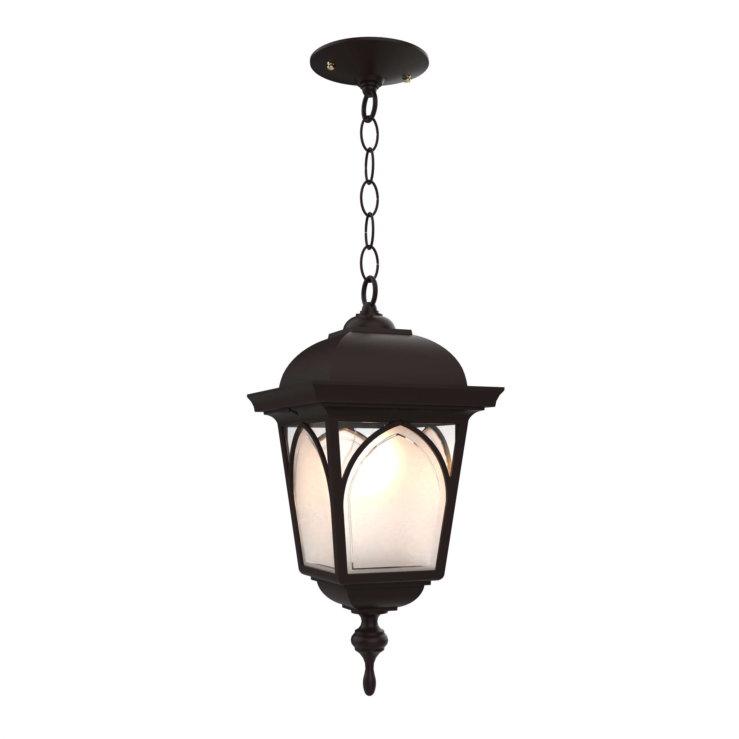 Habitat - Ceiling mounting with chain closed bottom medium format - 21555