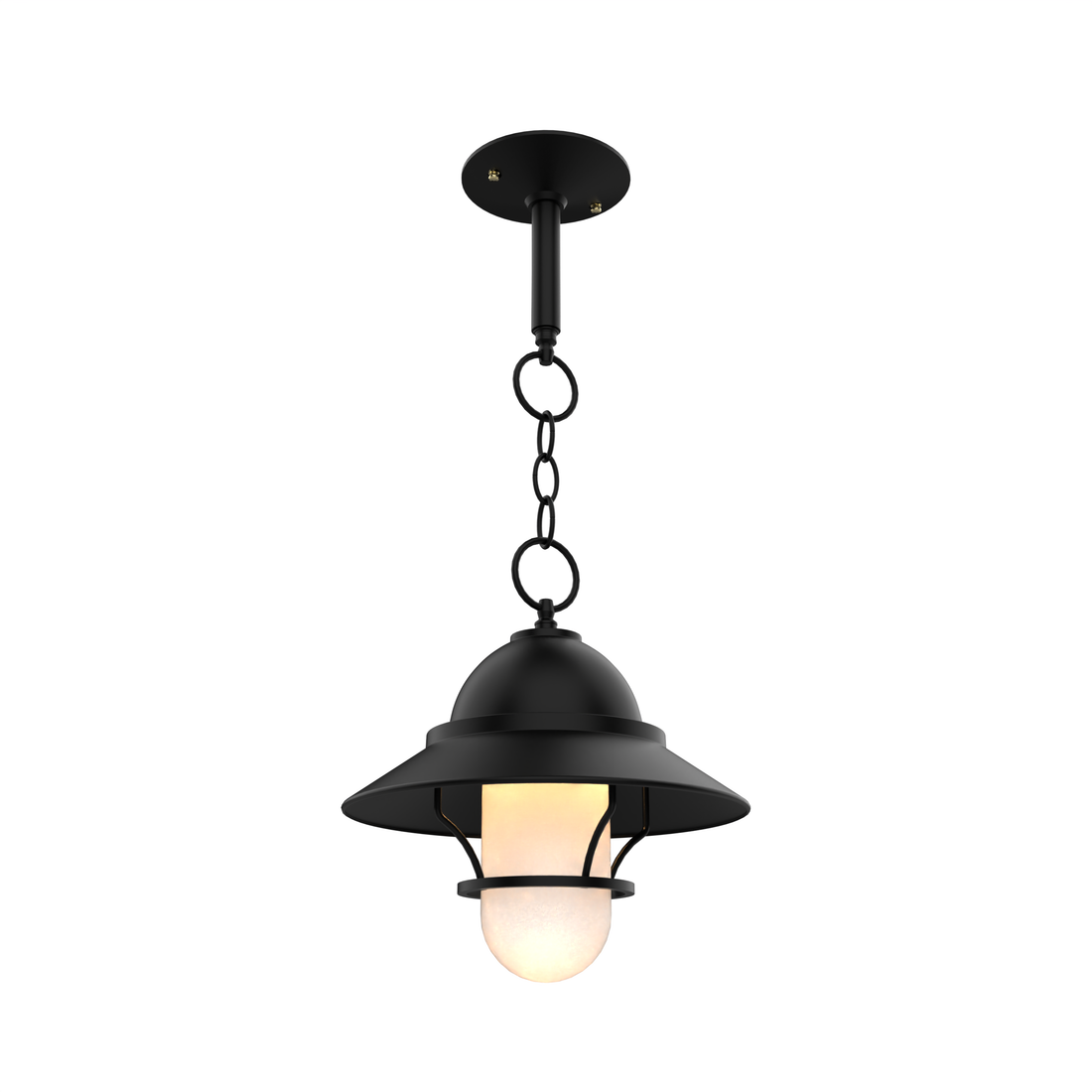 San Francisco - Chain ceiling mount with medium globe and grille - 22250