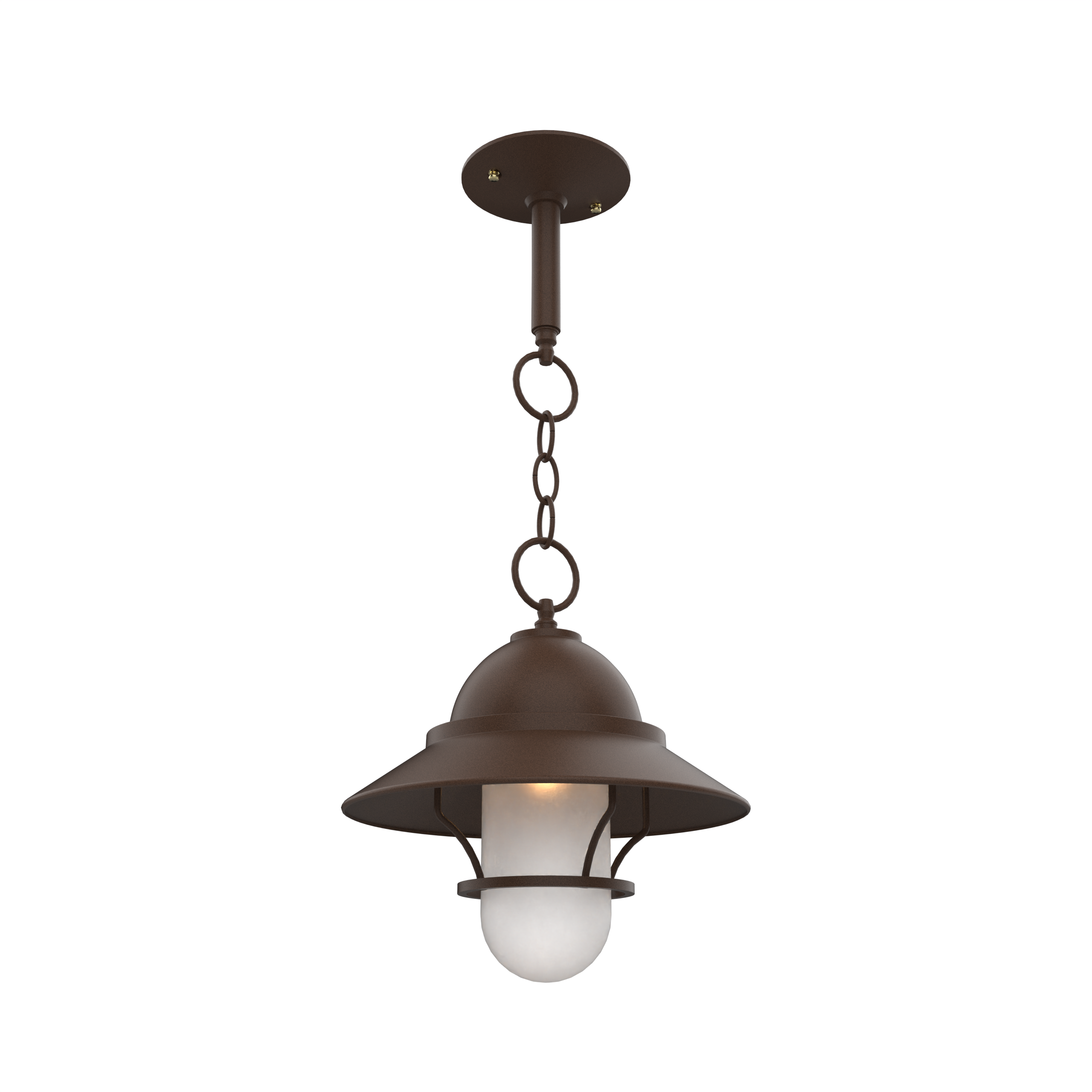 San Francisco - Chain ceiling mount with medium globe and grille - 22250