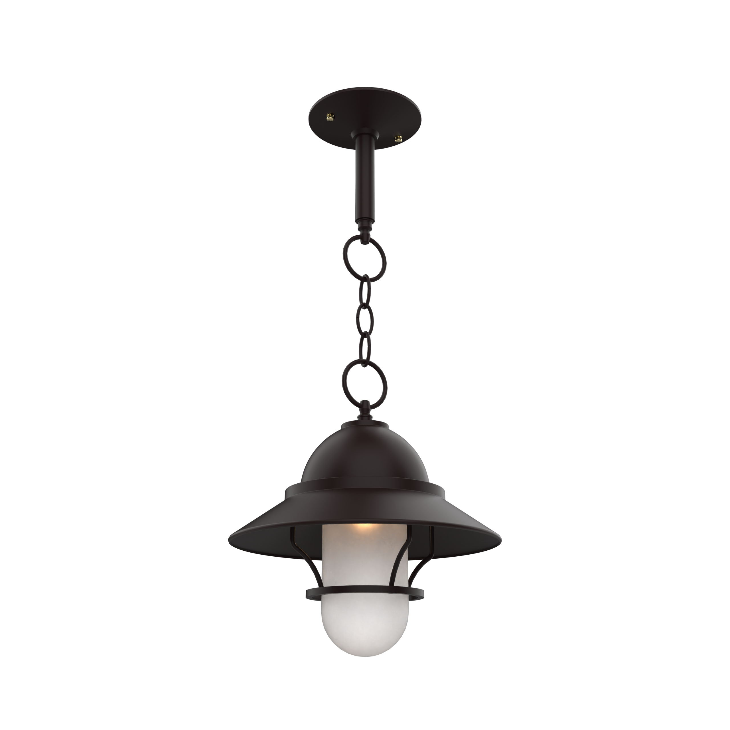 San Francisco - Chain ceiling mount with medium globe and grille - 22250