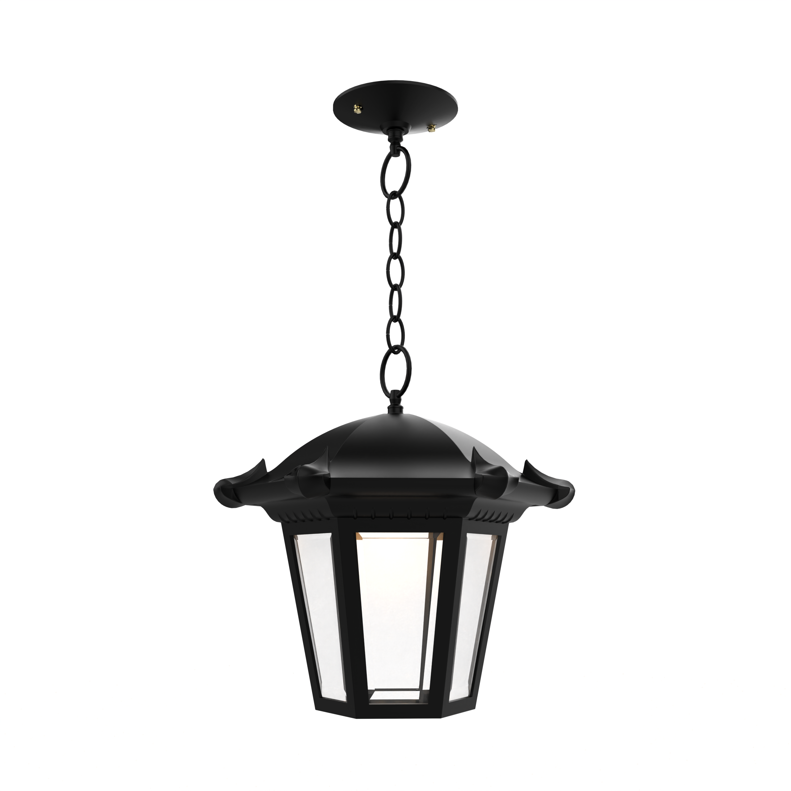 Montpellier - Ceiling mounting with chain open bottom medium format - 23350