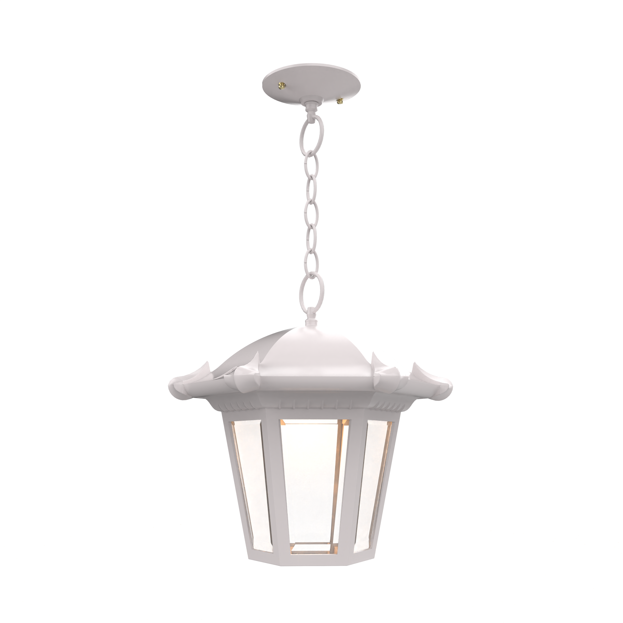 Montpellier - Ceiling mounting with chain open bottom medium format - 23350