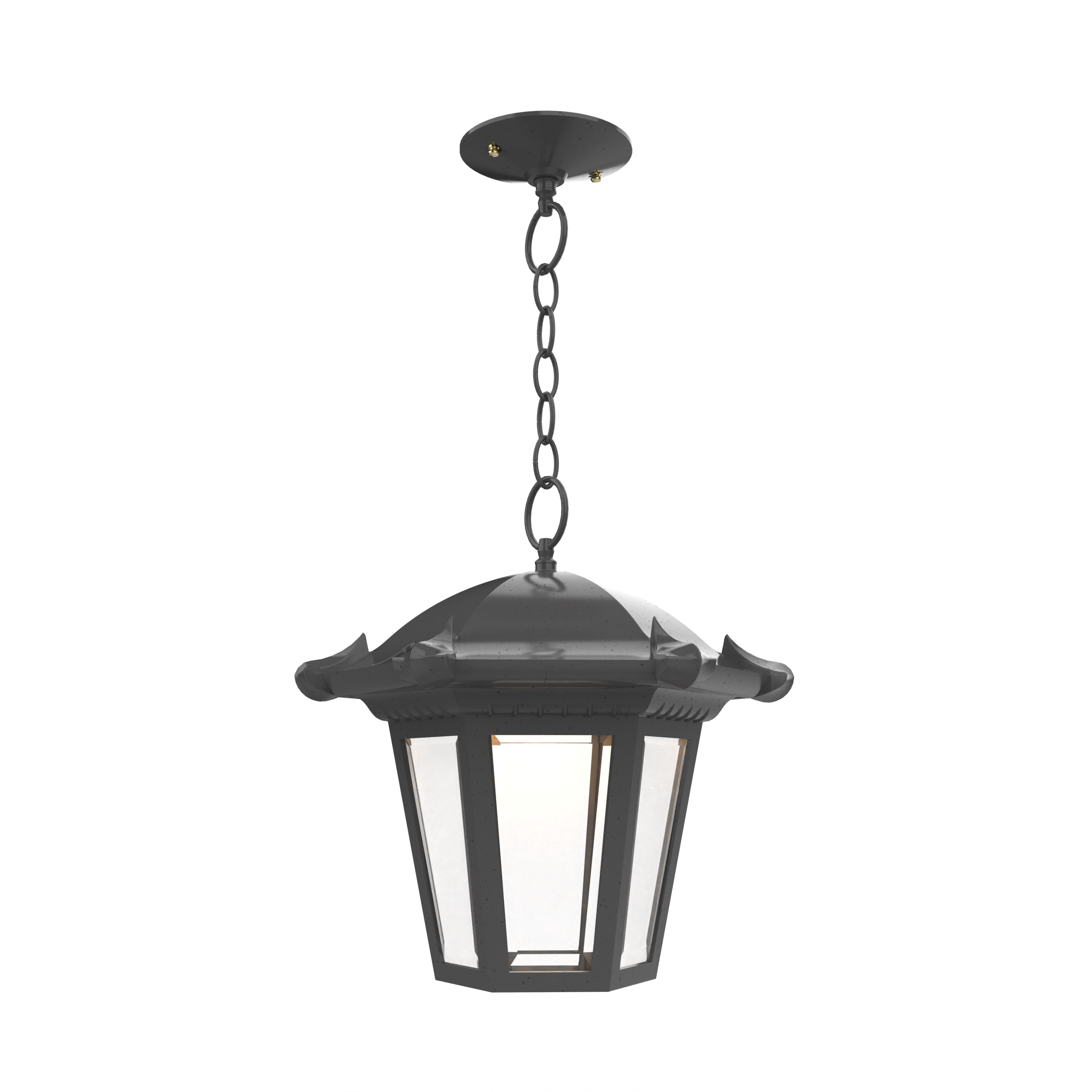 Montpellier - Ceiling mounting with chain open bottom medium format - 23350